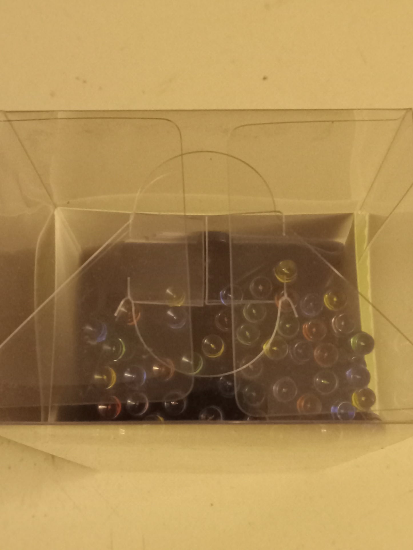 Christmas Lights, 100 LED Micro Lights (button), 8 Functions, Multi-color, Green Wire, Battery Powered, Timer, Holiday Time, NEW