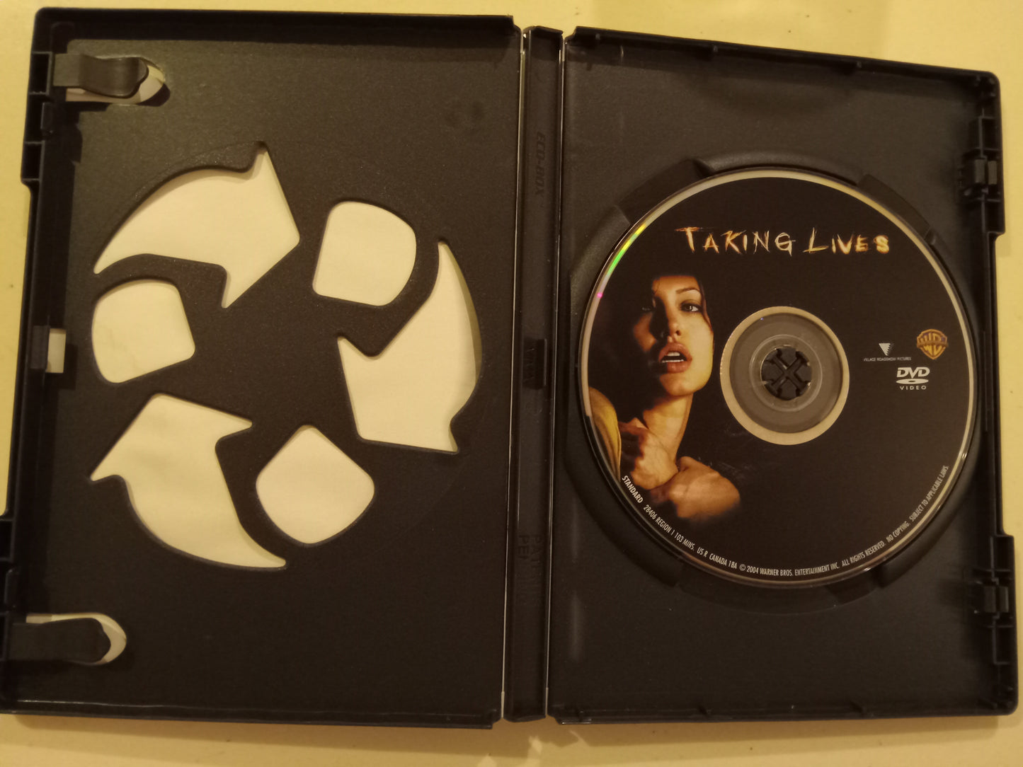 Taking Lives, DVD Movie, Angelina Jolie, Fullscreen, Rated R, USED