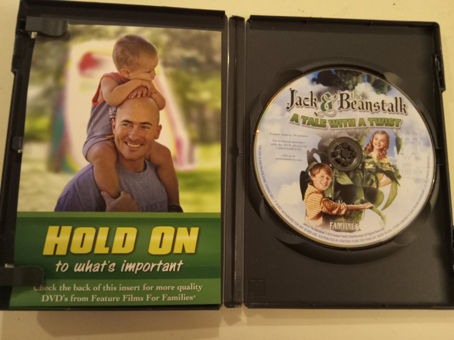 Jack And The Beanstalk A Tale With A Twist, DVD Movie, Christopher Lloyd Widescreen, Not-Rated, USED