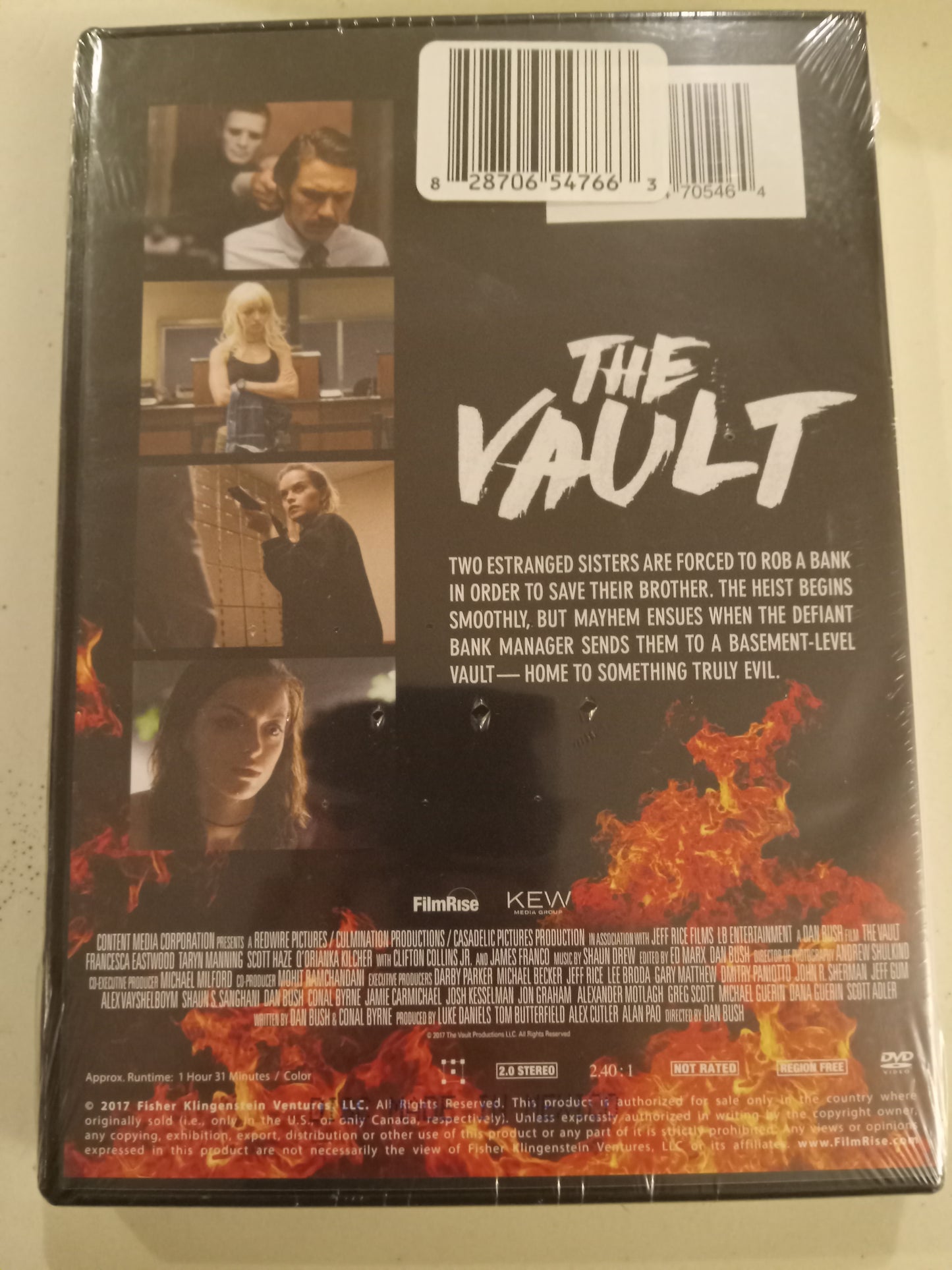 The Vault, DVD Movie, Widescreen, Not Rated, NEW