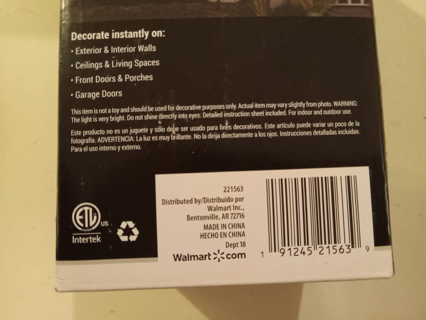 Halloween Lights, LED Light Projection Show, Whirl-A-Motion/Ghost Shadow Waves, Projector, NEW