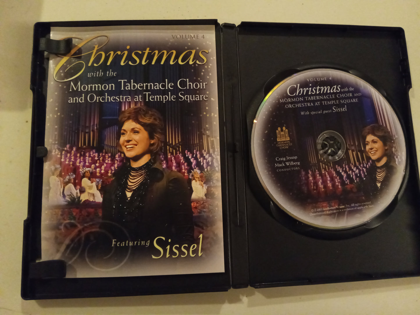 Christmas With The Mormon Tabernacle Choir And Orchestra At Temple Square, Volume 4, Sissel, LDS Church, DVD Movie, Widescreen, Not Rated, USED