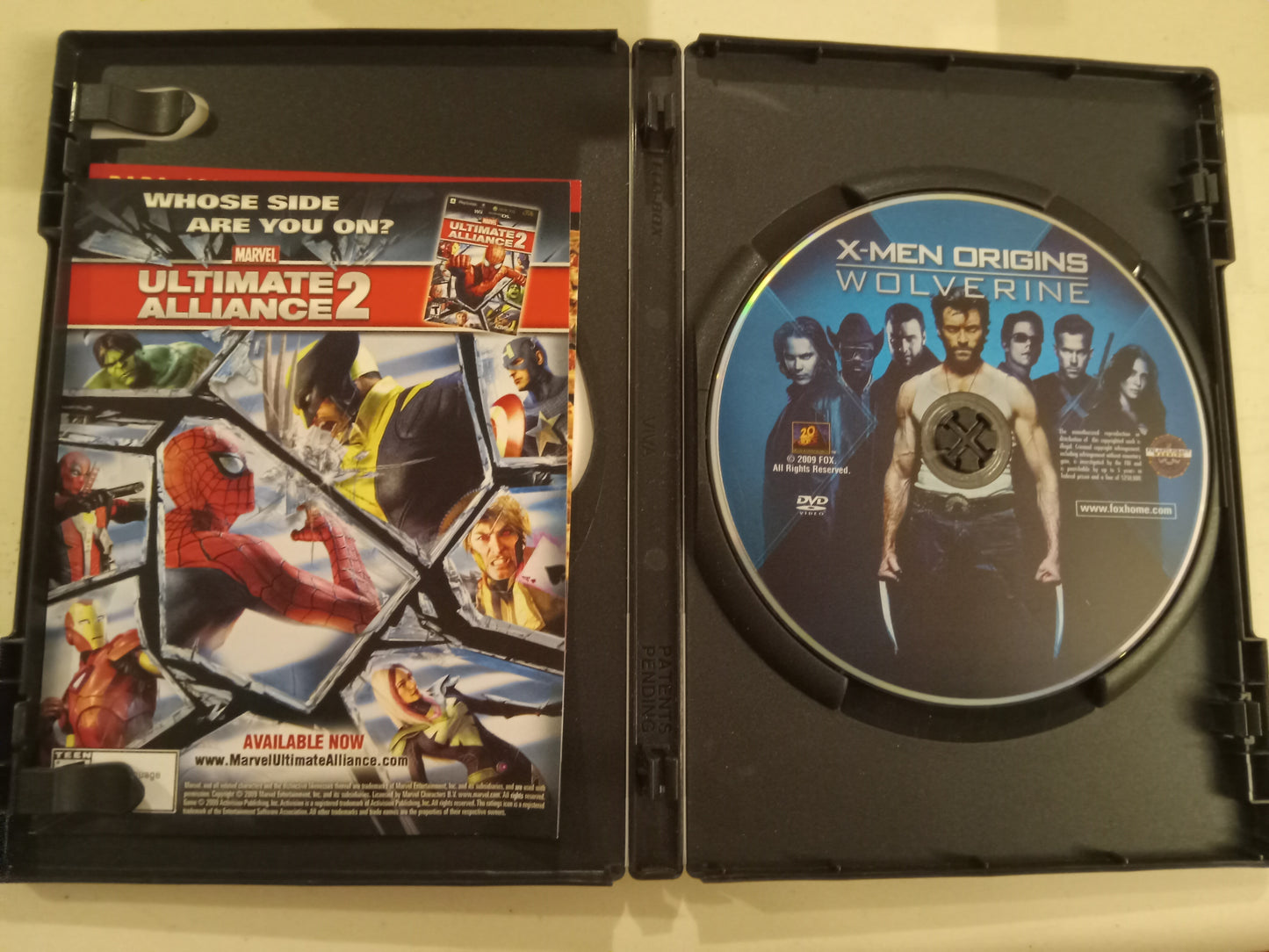 X-Men Origins Wolverine, DVD Movie, Hugh Jackman Widescreen, Rated PG-13, USED
