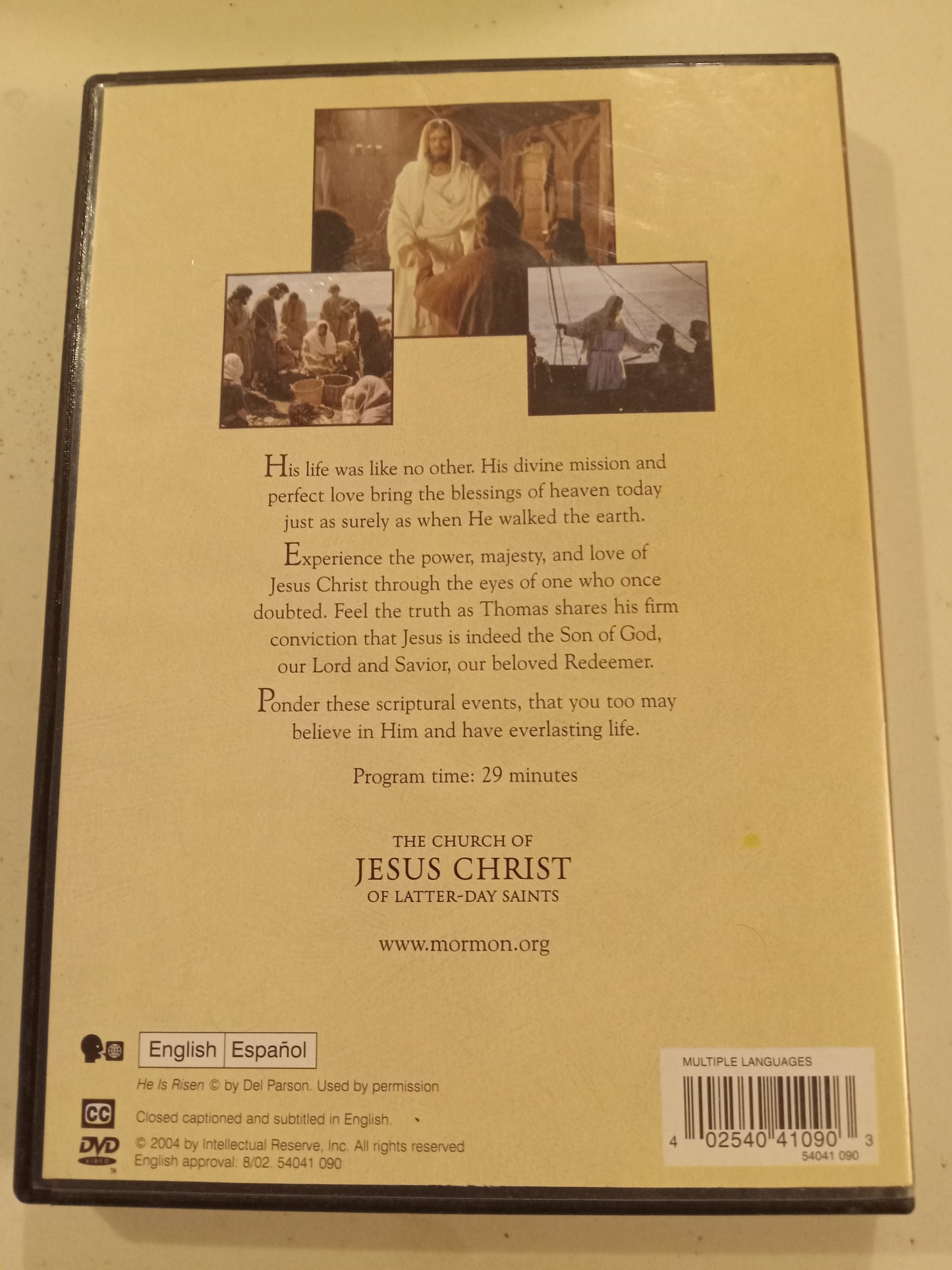 Finding Faith In Christ, LDS Church, Mormons, DVD Movie, Fullscreen, Not Rated, USED