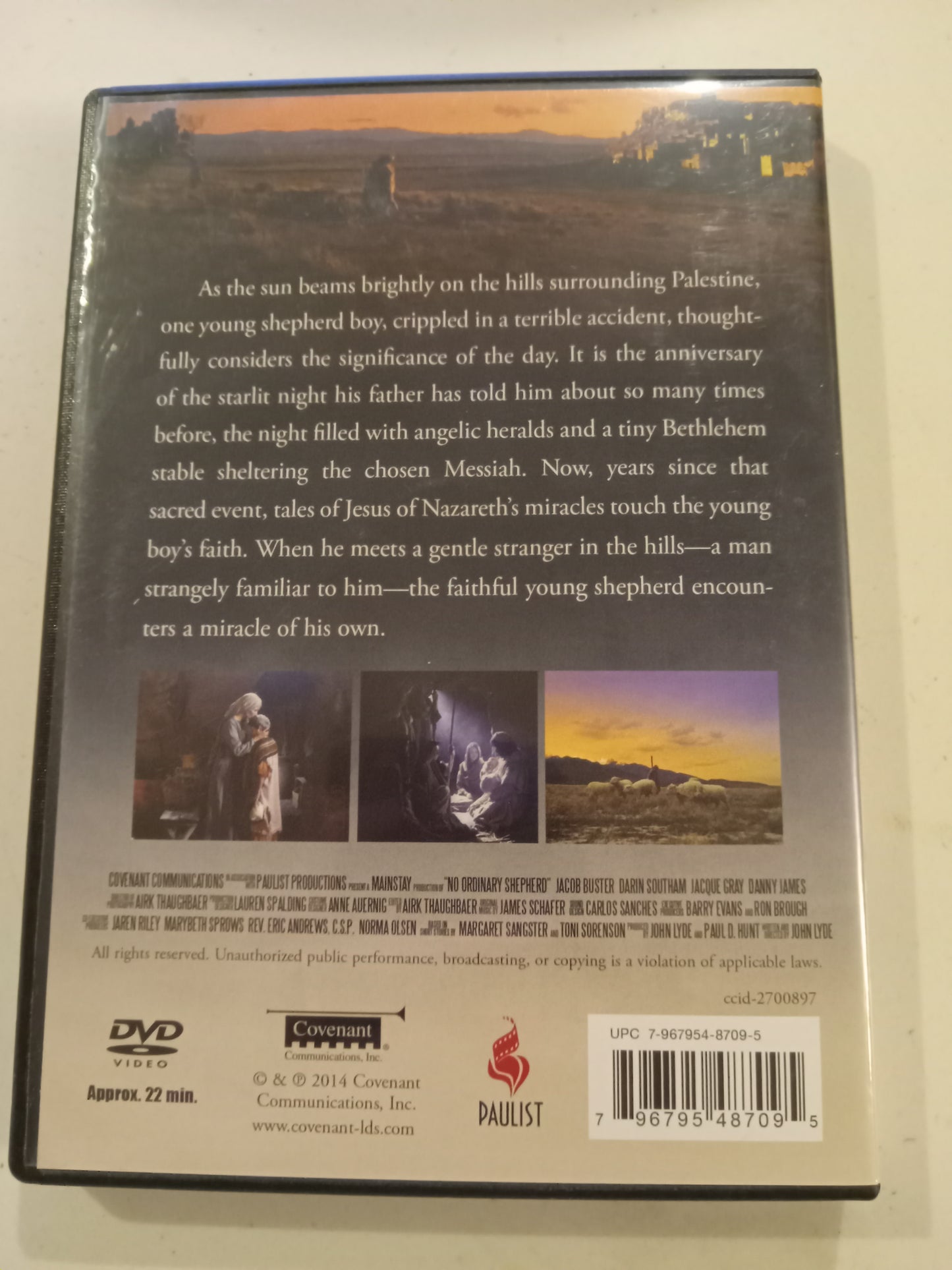 No Ordinary Shepherd, Christmas Tale of Faith and Miracles, LDS Church, Mormons, DVD Movie, Fullscreen, Not Rated, USED