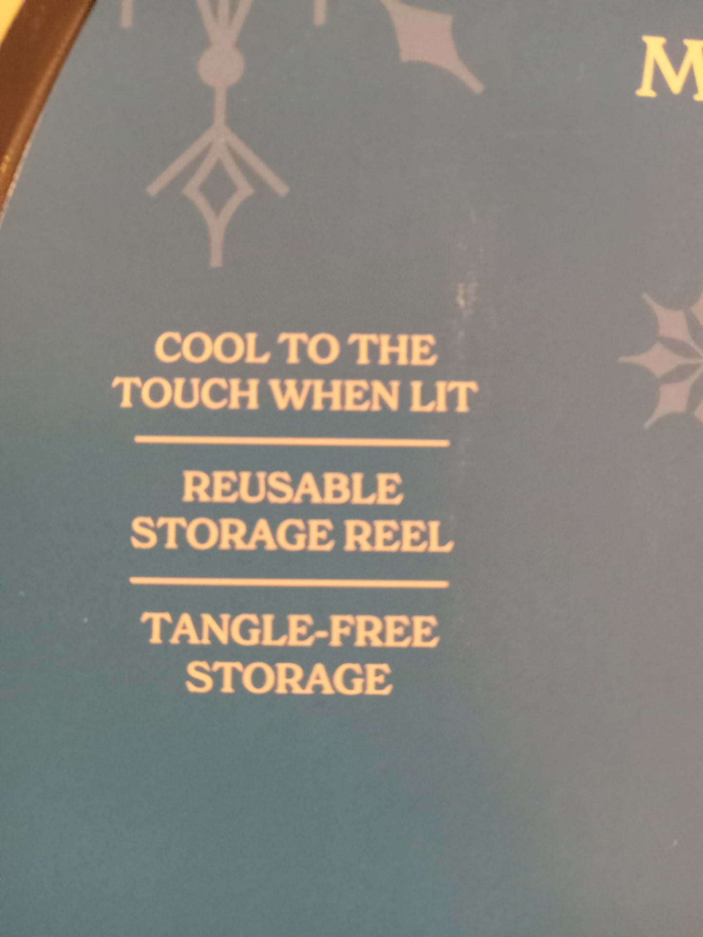 Christmas Lights Roll, 200 LED Mini Edison Bulbs, Multi-Color/Cool White, Green Wire, Holiday Time, NEW