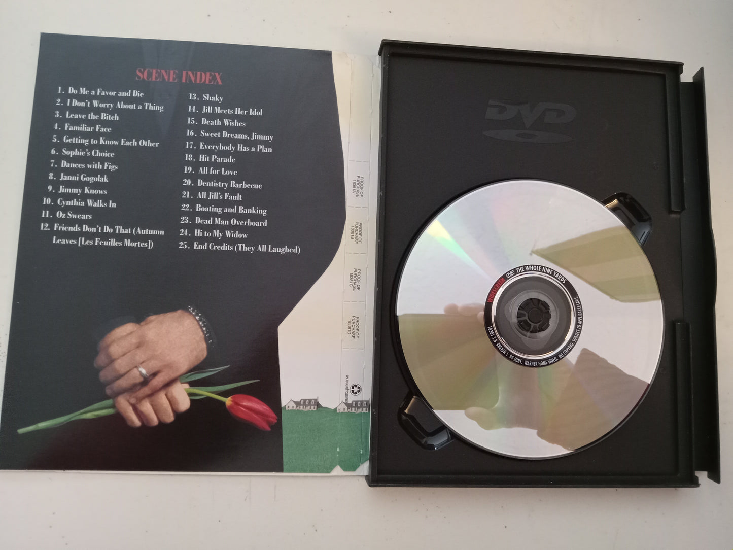 The Whole Nine Yards, 9, DVD Movie, Bruce Willis Widescreen, Rated R, USED