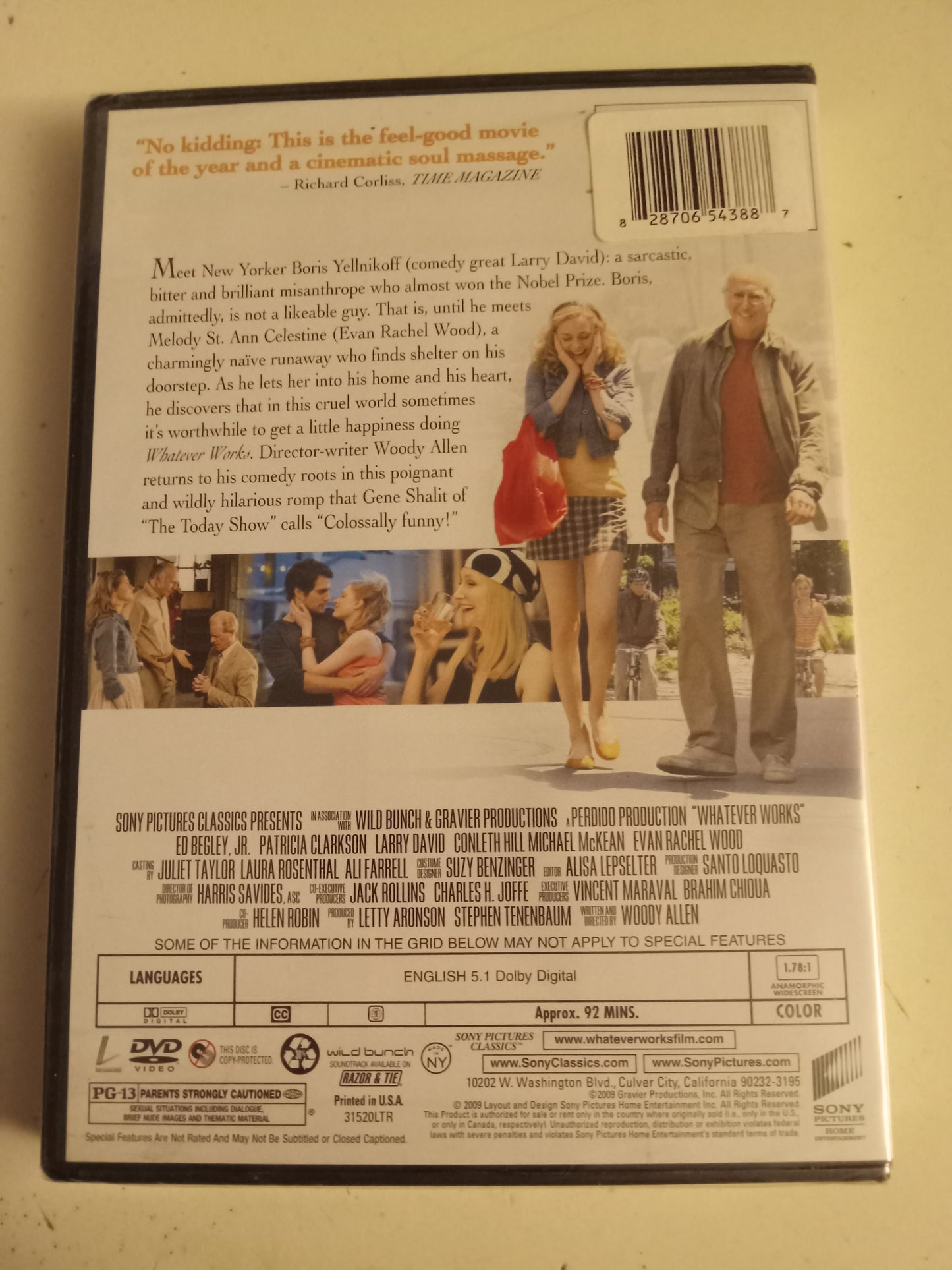 Whatever Works, DVD Movie, Widescreen, Rated PG-13, NEW