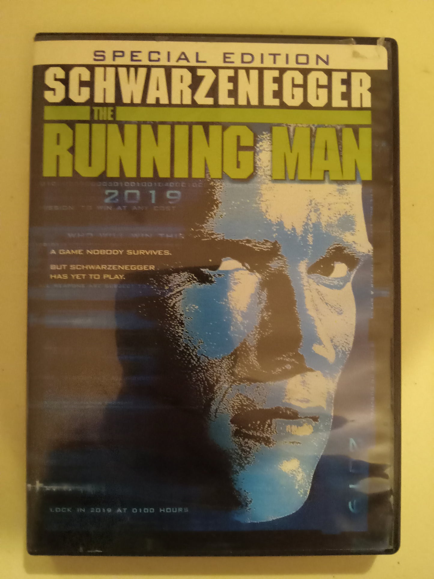 The Running Man, DVD Movie, Rated R, Widescreen 2 Disc Special Ed, USED