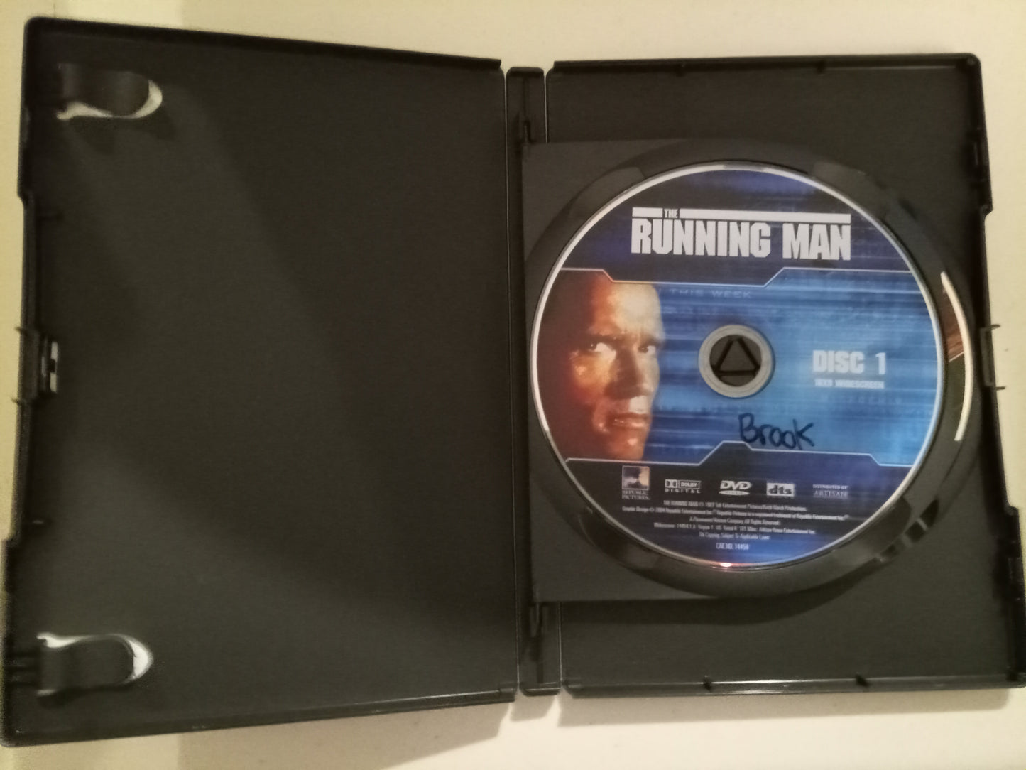 The Running Man, DVD Movie, Rated R, Widescreen 2 Disc Special Ed, USED