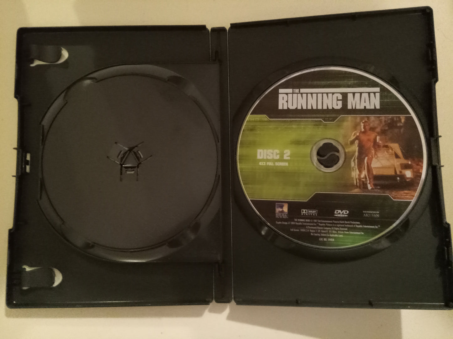 The Running Man, DVD Movie, Rated R, Widescreen 2 Disc Special Ed, USED