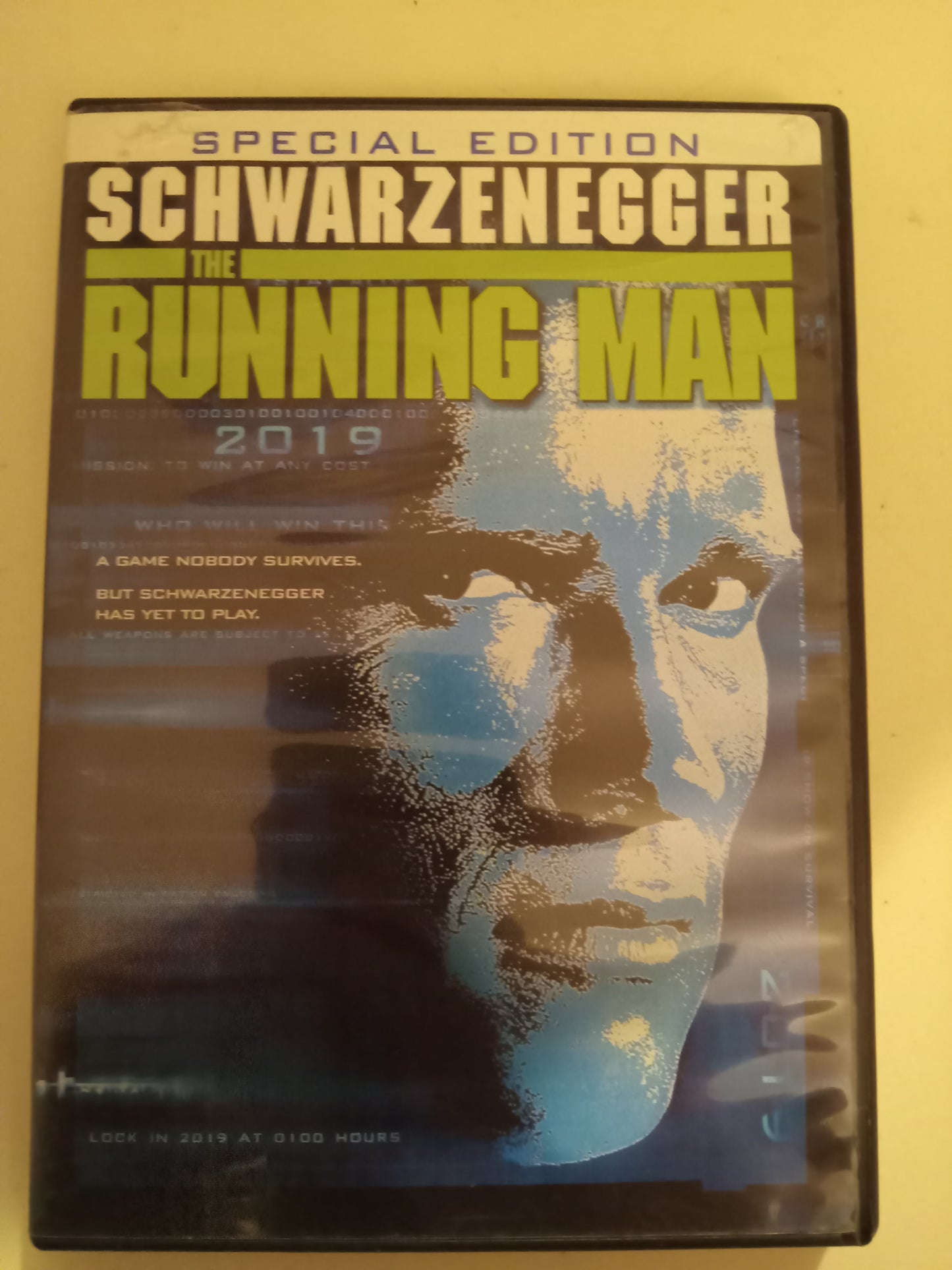 The Running Man, DVD Movie, Rated R, Widescreen 2 Disc Special Ed, USED