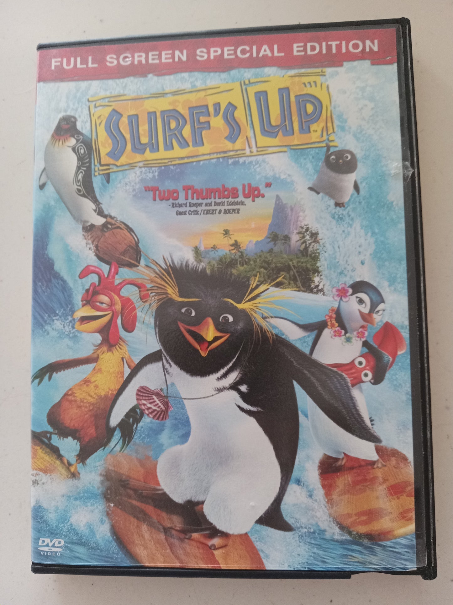 Surf's Up, Sony Animation DVD Movie, Widescreen/Fullscreen, Rated PG, USED