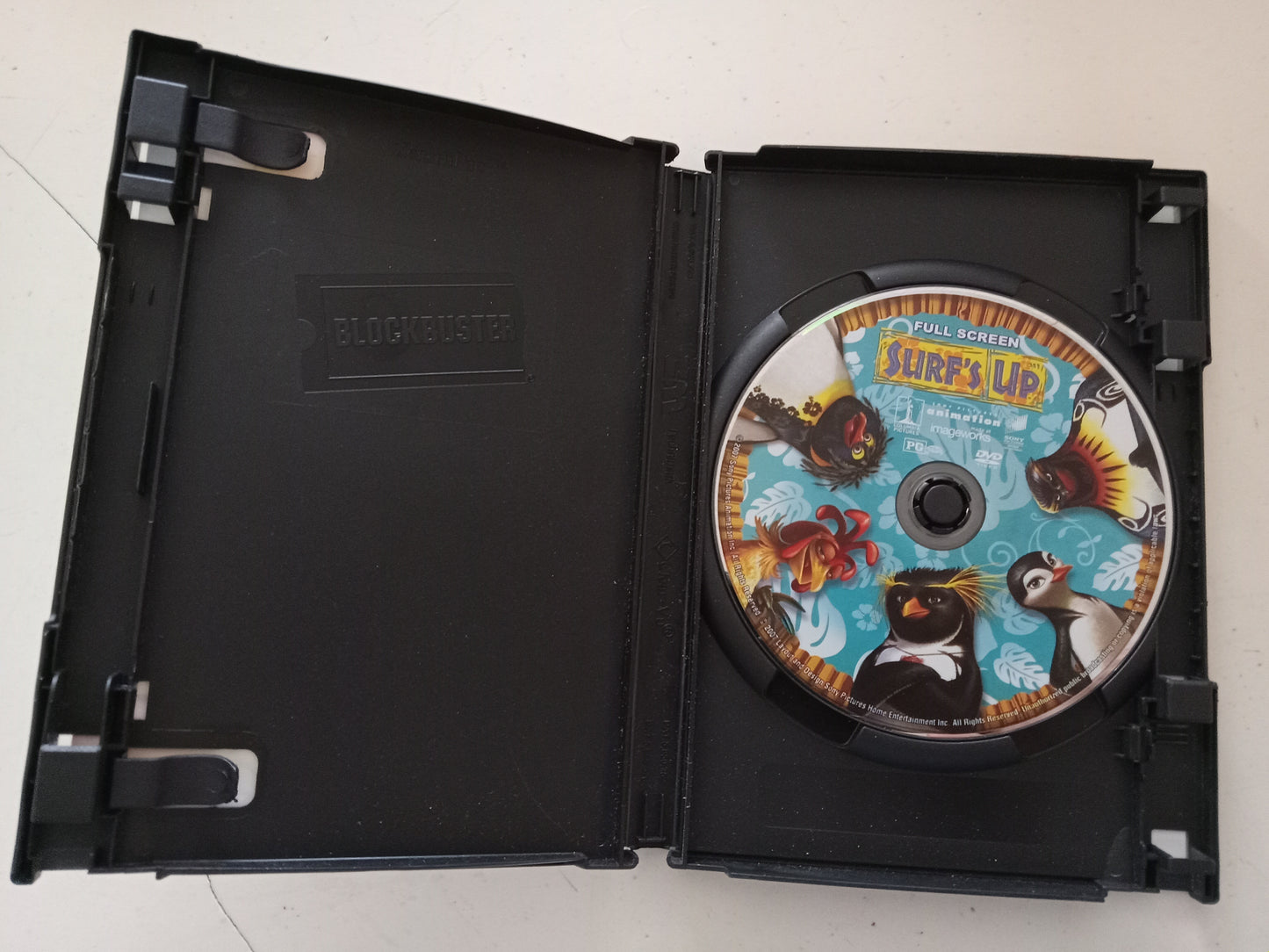 Surf's Up, Sony Animation DVD Movie, Widescreen/Fullscreen, Rated PG, USED