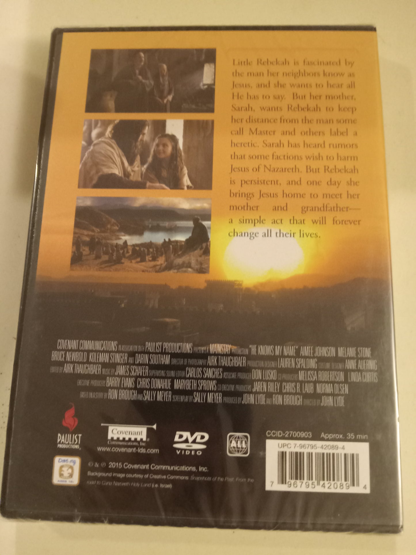 He Knows My Name, Jesus Christ DVD Movie, Not Rated, NEW