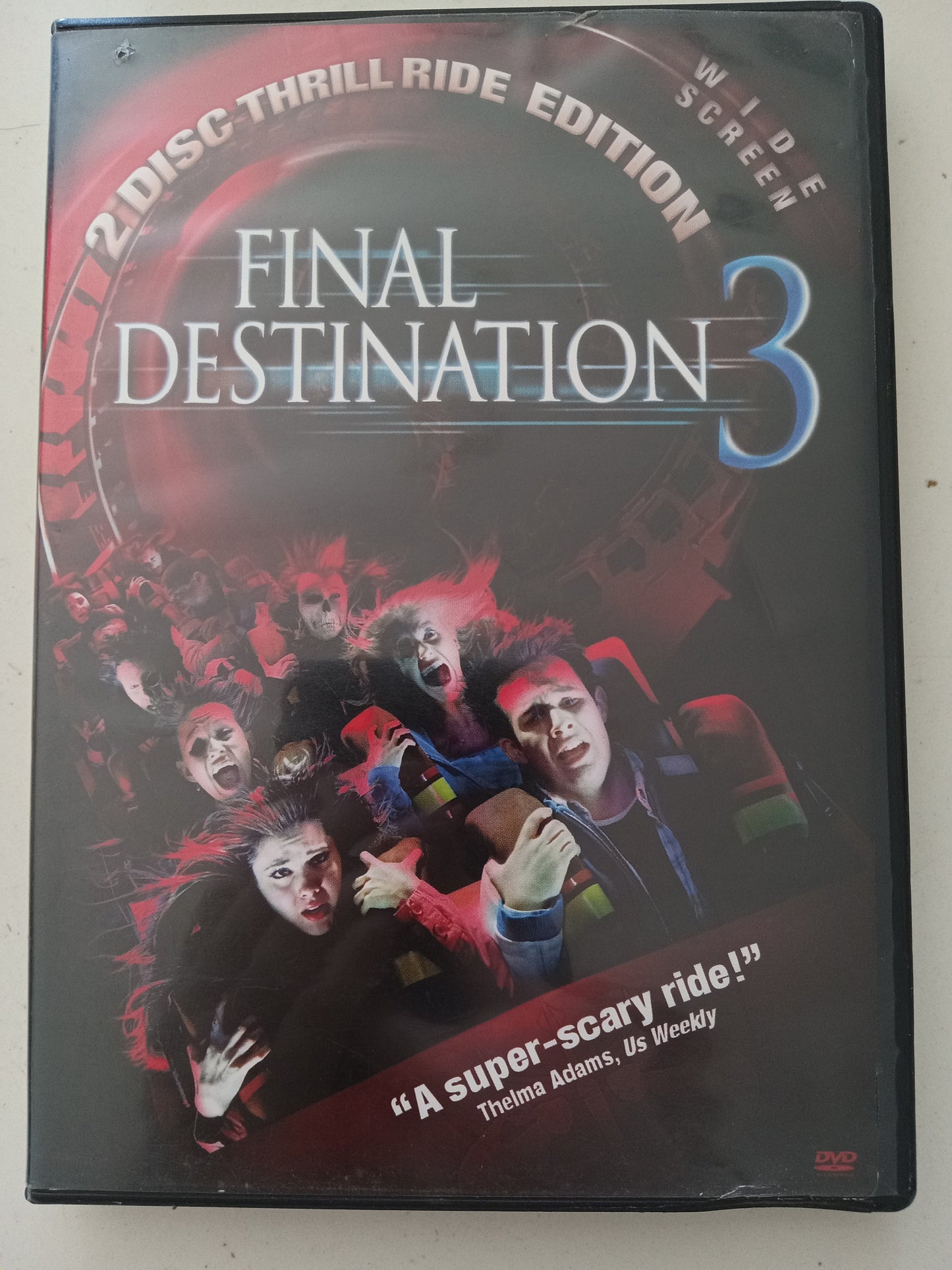 Final Destination 3, 2 Discs Thrill Ride Ed, DVD Movie, Widescreen, Rated R, USED