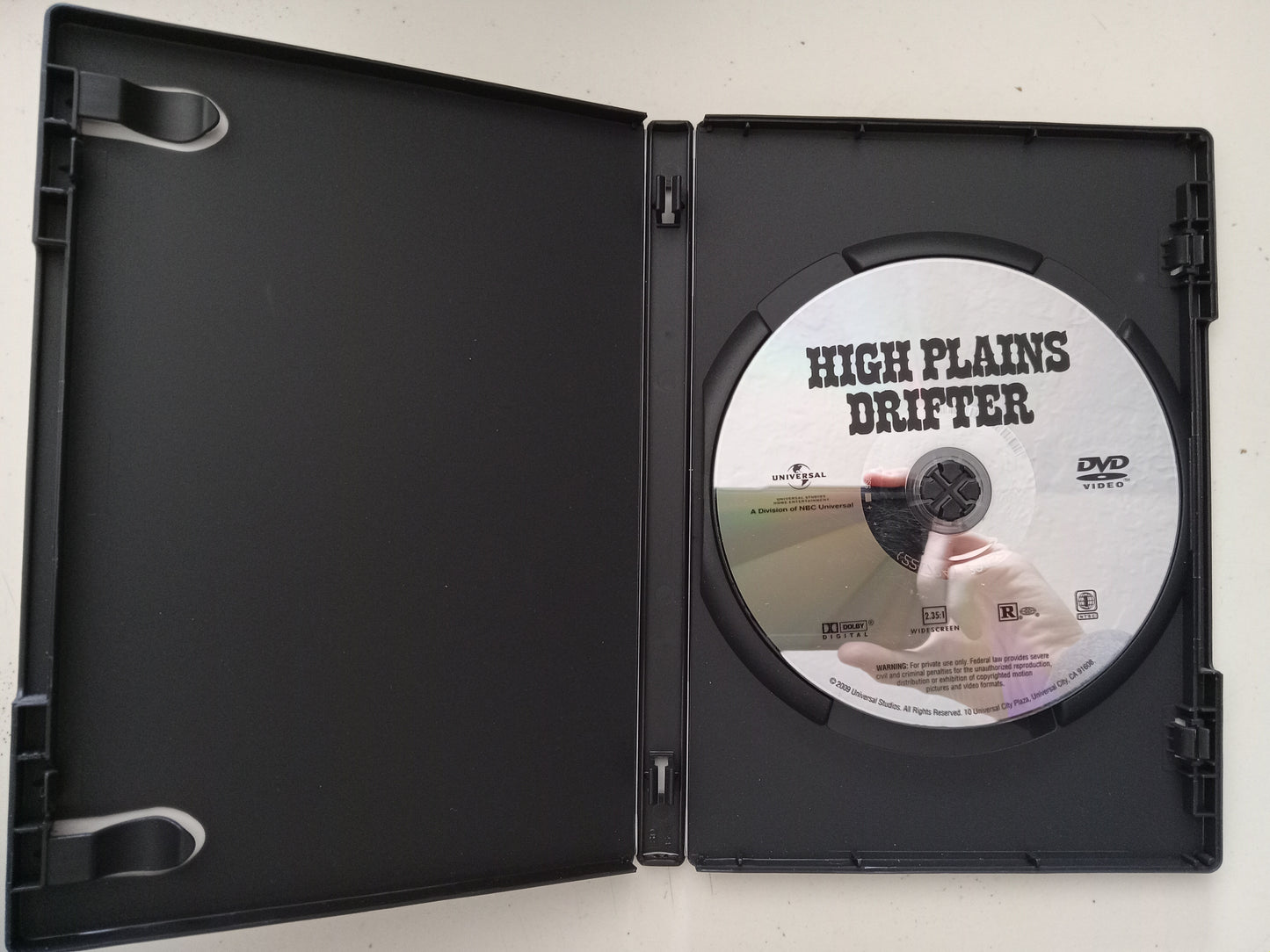 High Plains Drifter, DVD Movie, Clint Eastwood Widescreen, Rated R, USED