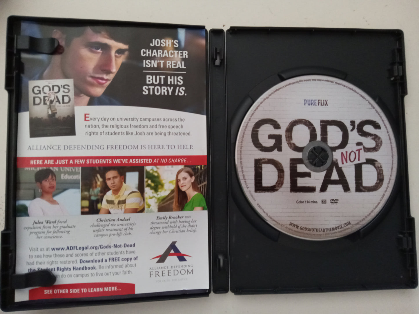 God's Not Dead 1, What Do You Believe DVD Movie, Widescreen, Rated PG, USED