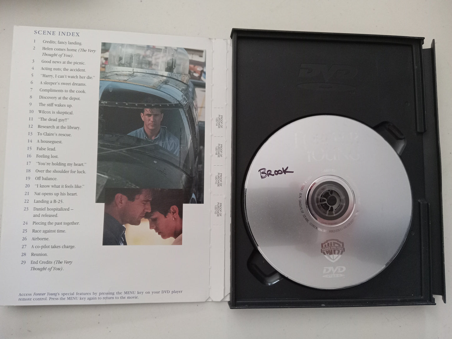 Forever Young, DVD Movie, Mel Gibson Widescreen, Rated PG, USED
