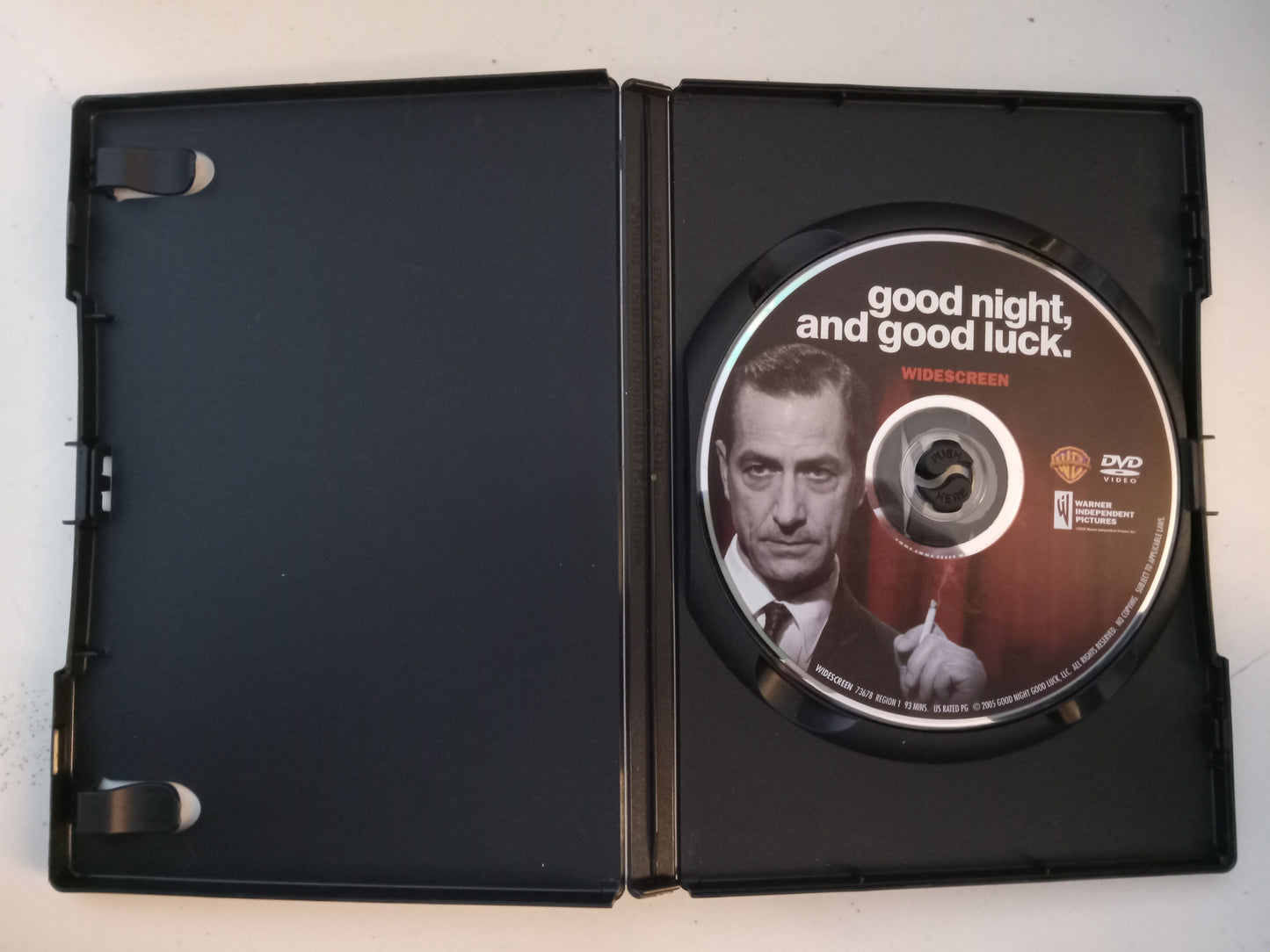 Good Night, And Good Luck. DVD Movie, Robert Downey Jr Widescreen, Rated PG, USED