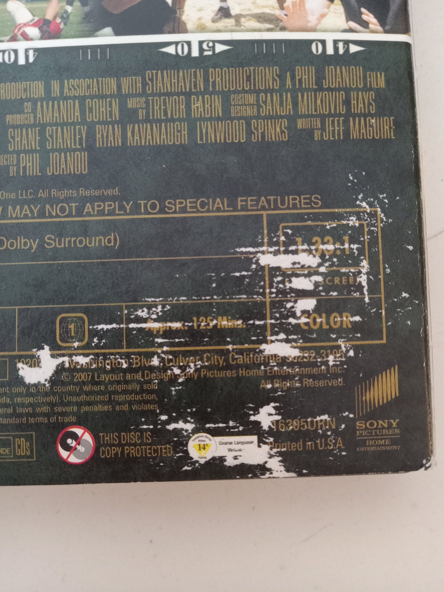 Gridiron Gang, DVD Movie, Dwayne Johnson Fullscreen, Rated PG-13, USED