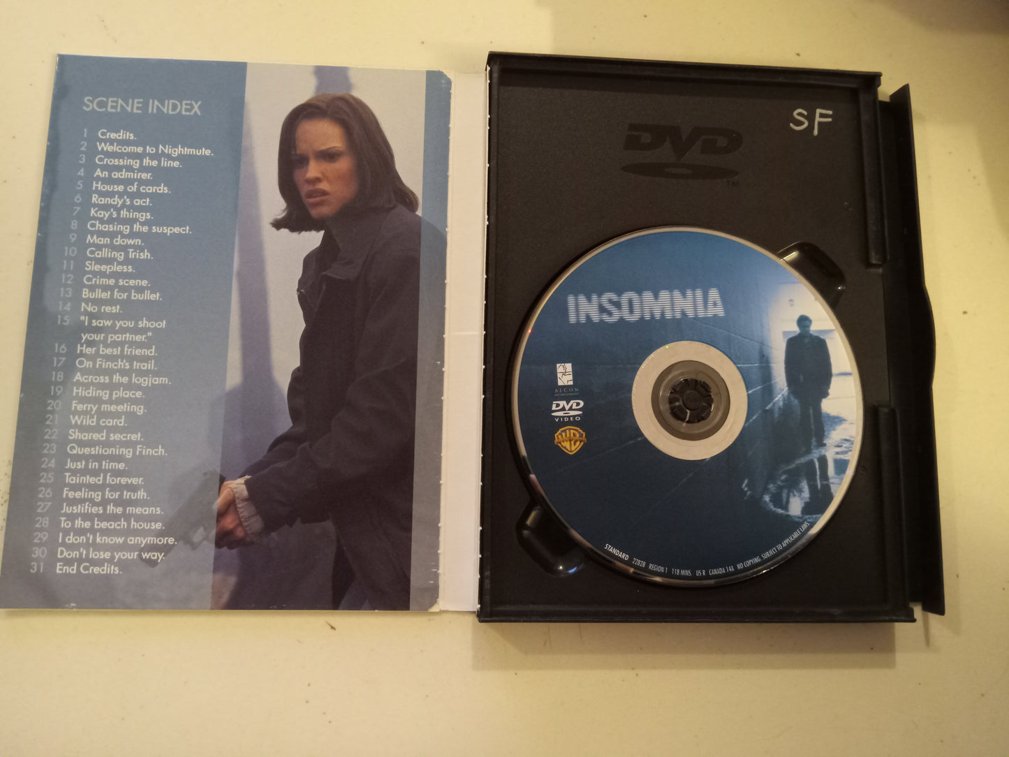 Insomnia, DVD Movie, Robin Williams Fullscreen, Rated R, USED