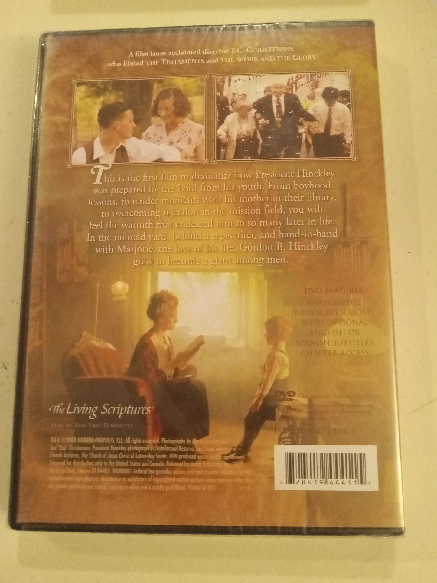 Gordon B Hinkley A Giant Among Men, DVD Movie, Widescreen, LDS Church Mormons Not Rated, NEW/USED