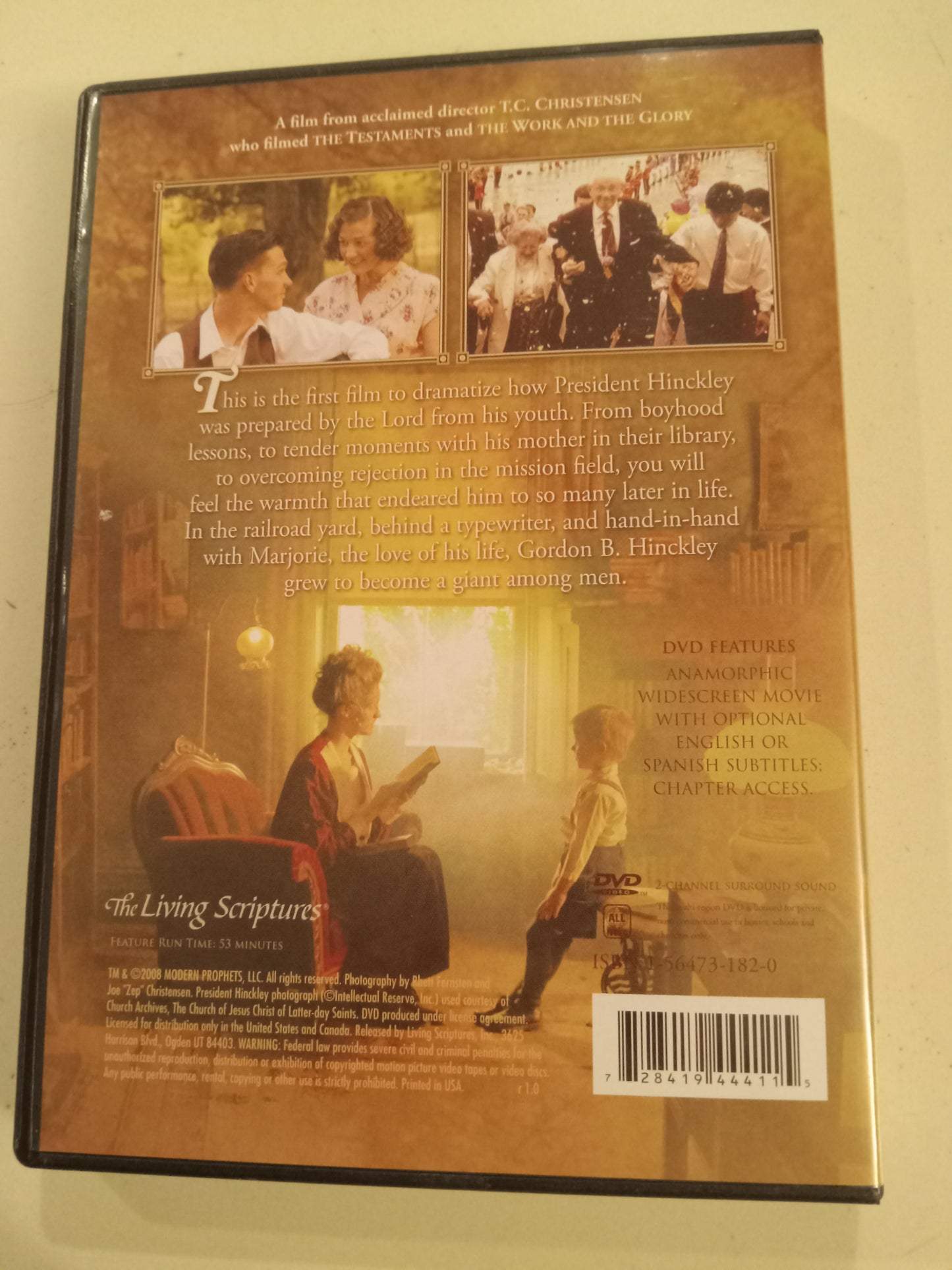 Gordon B Hinkley A Giant Among Men, DVD Movie, Widescreen, LDS Church Mormons Not Rated, NEW/USED