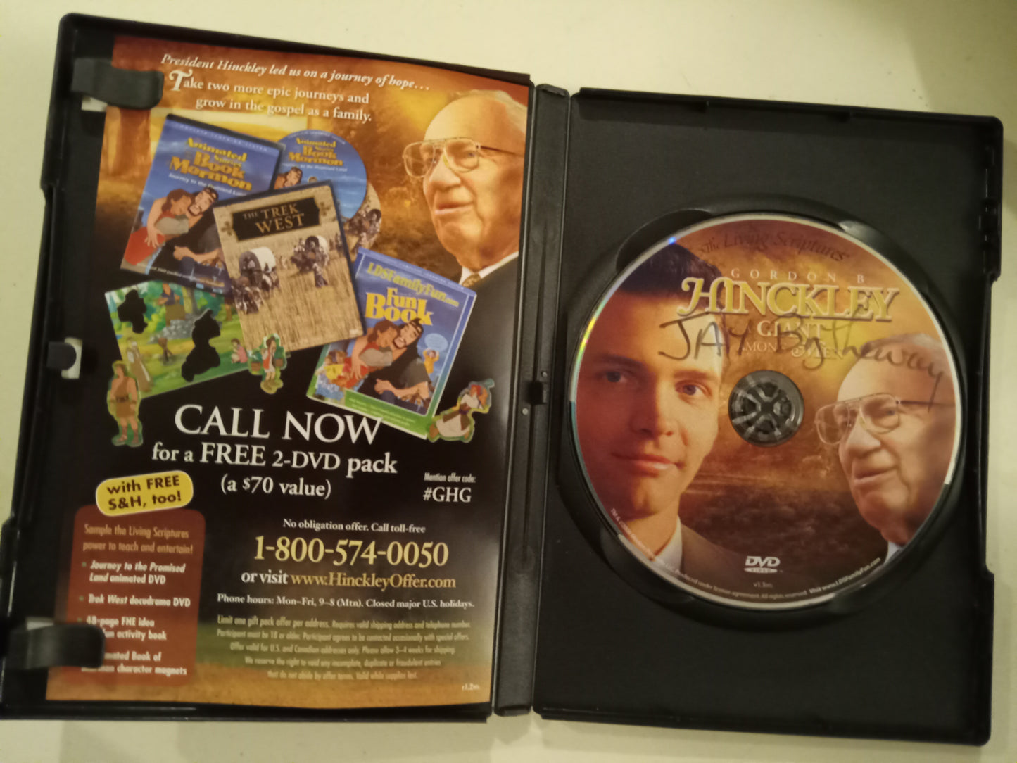 Gordon B Hinkley A Giant Among Men, DVD Movie, Widescreen, LDS Church Mormons Not Rated, NEW/USED
