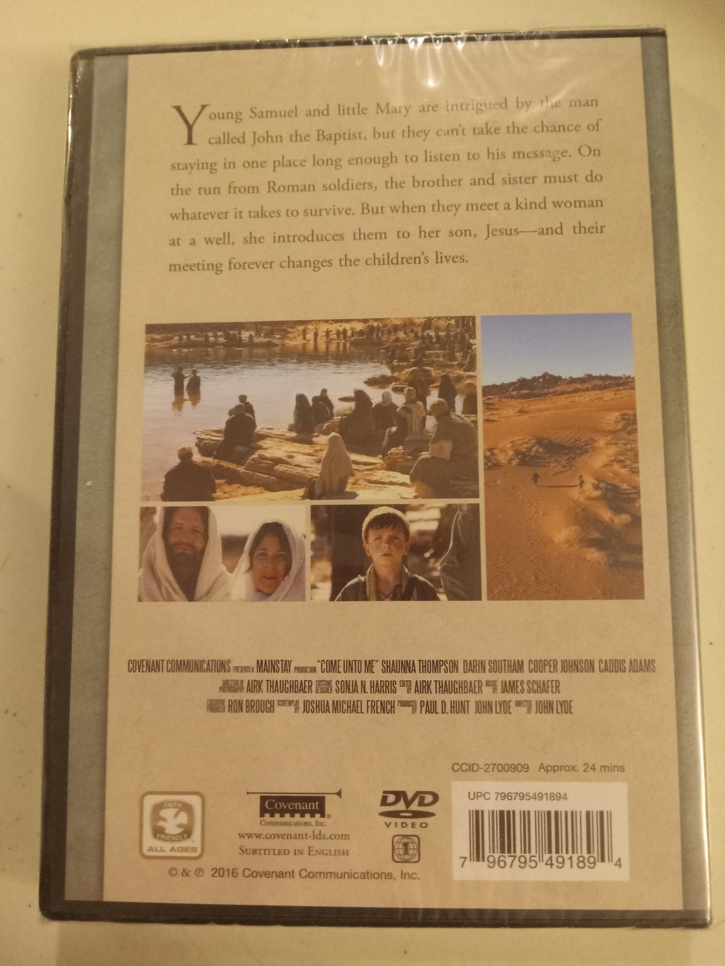 Come Unto Me, DVD Movie, Jesus Christ Widescreen, Not Rated, NEW