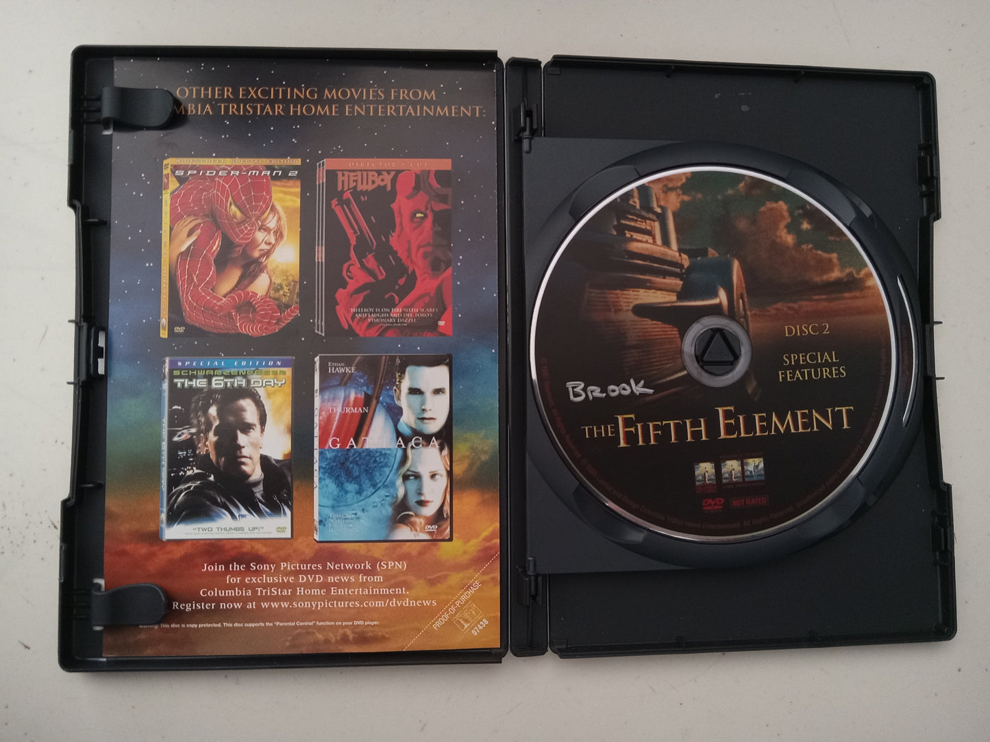 The Fifth Element, 2 Discs, DVD Movie, Bruce Willis Widescreen, Rated PG-13, USED