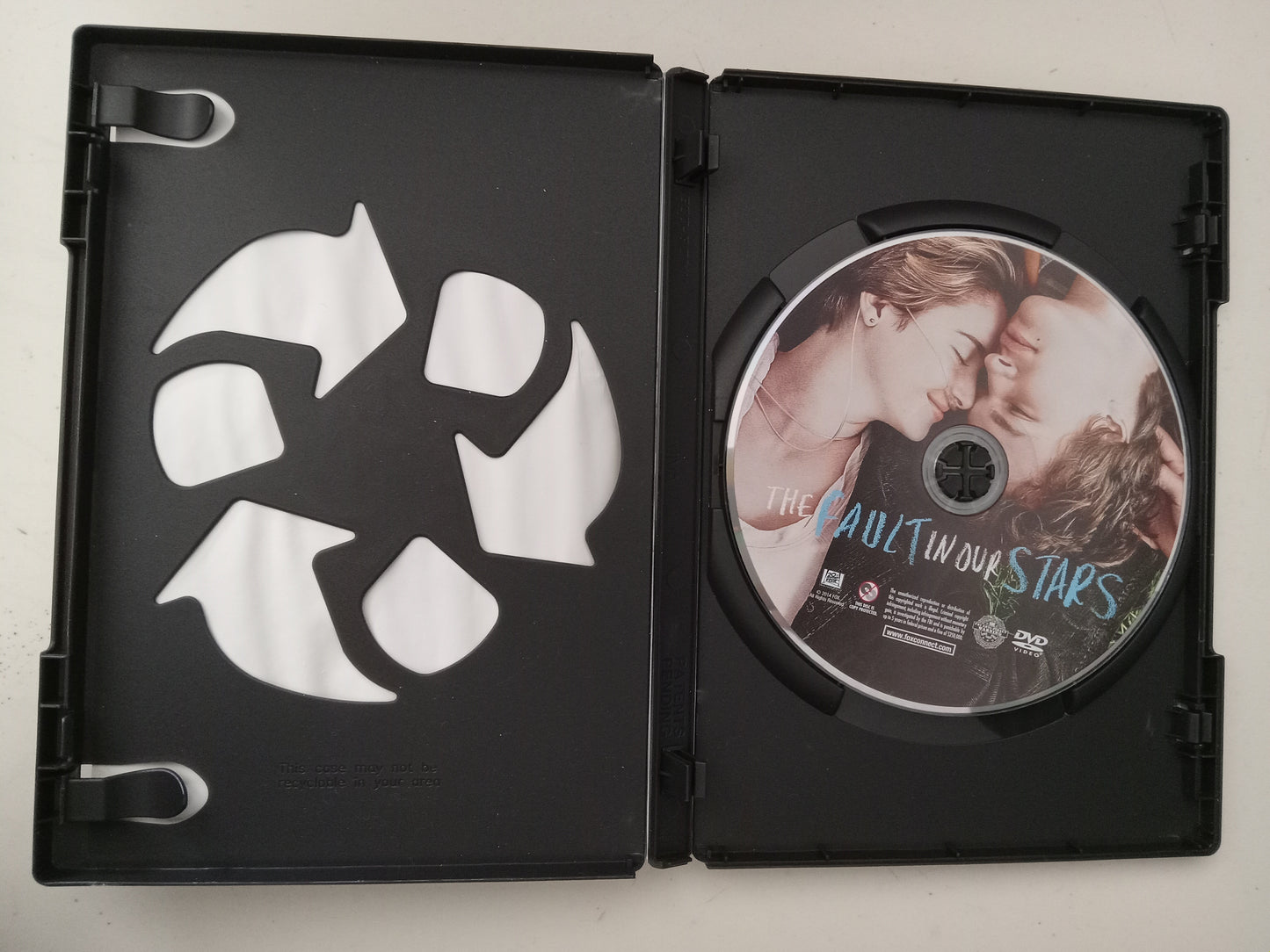 The Fault In Our Stars, DVD Movie, Shailene Woodley Widescreen, Rated PG-13, USED