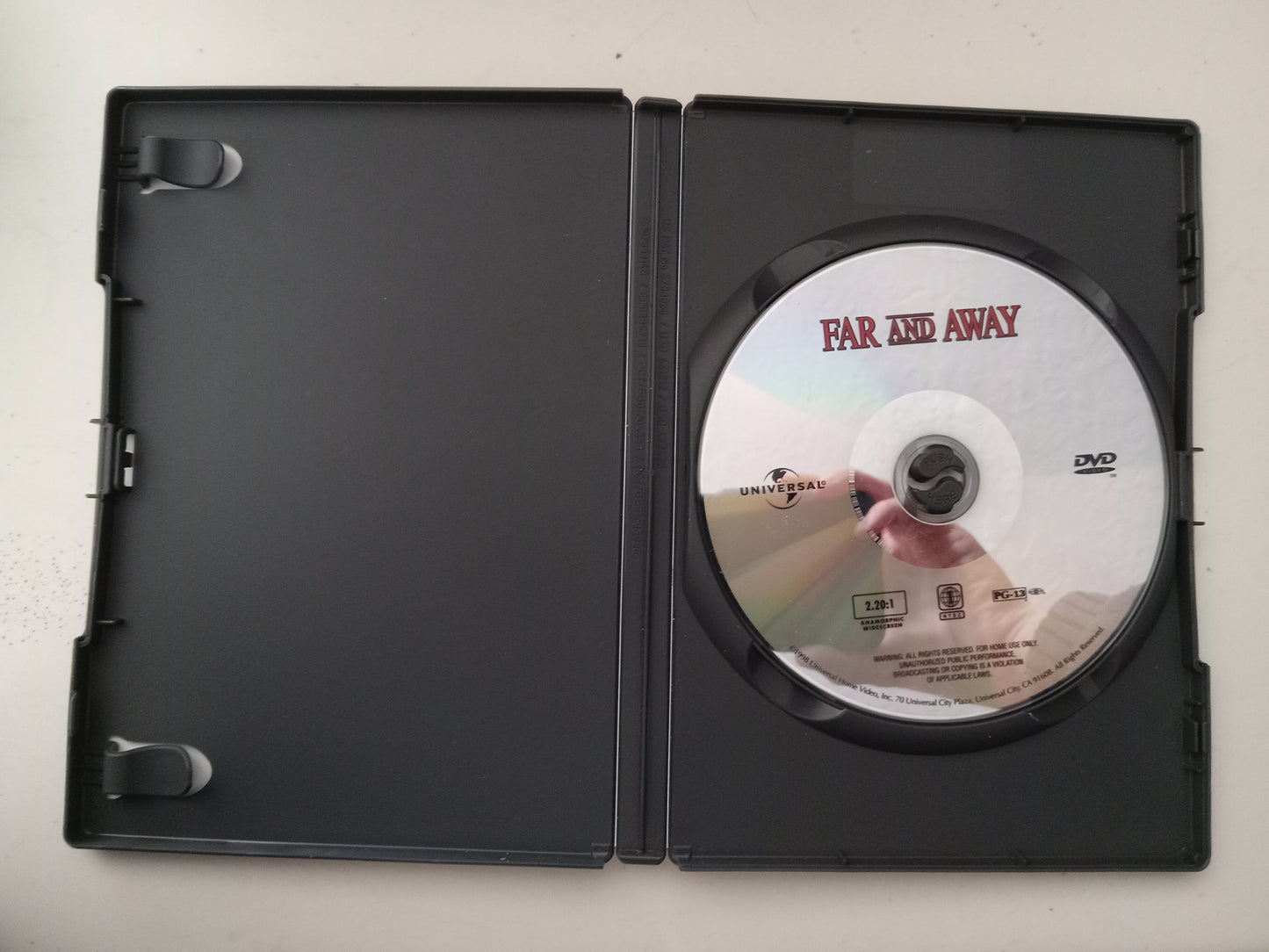Far And Away, DVD Movie, Tom Cruise Widescreen, Rated PG-13, USED