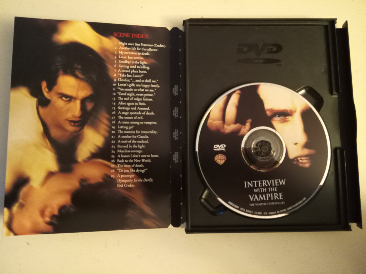 Interview With The Vampire, DVD Movie, Tom Cruise Widescreen, Rated R, USED