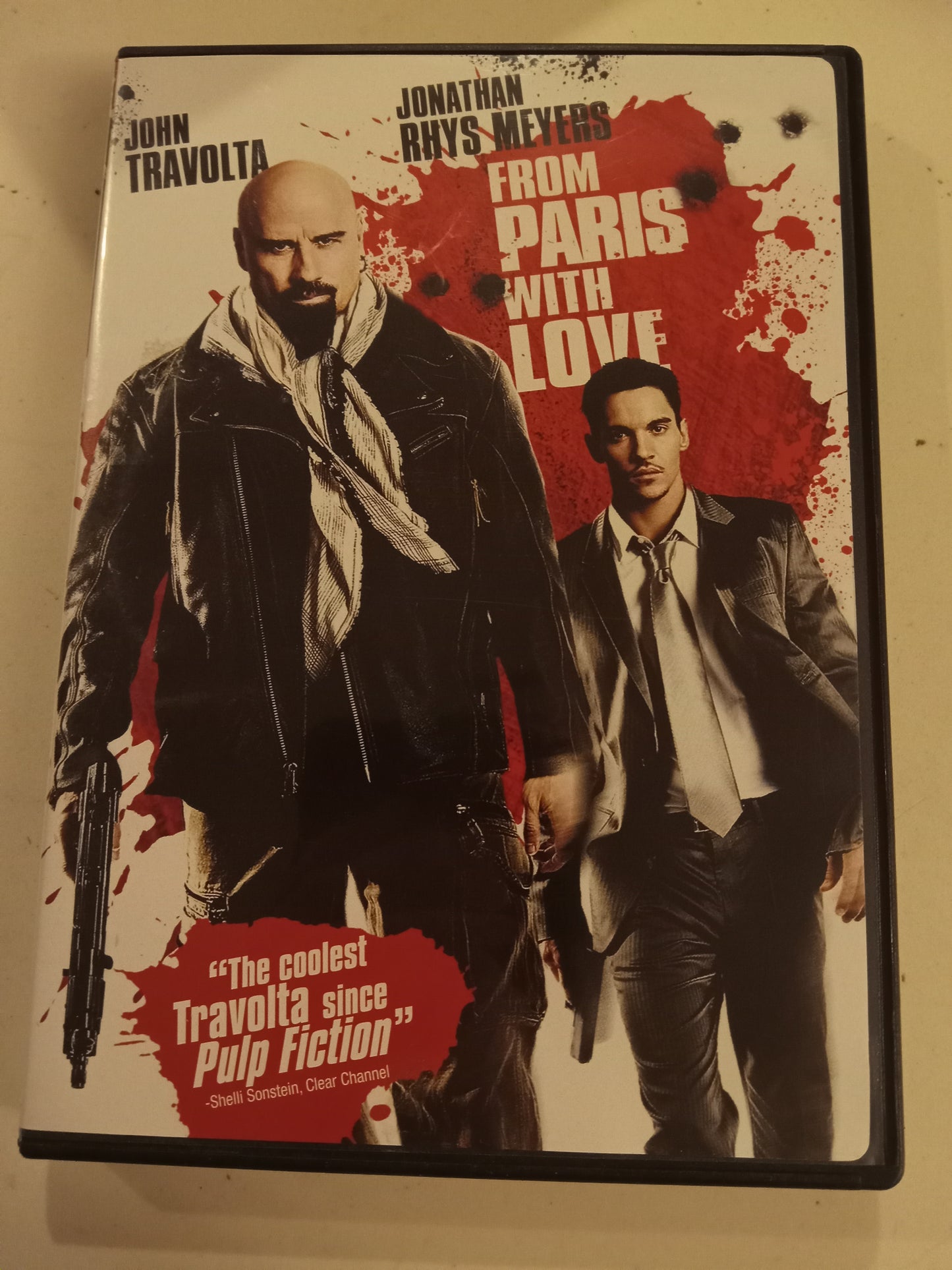 From Paris With Love, DVD Movie, John Travolta Widescreen, Rated R, USED