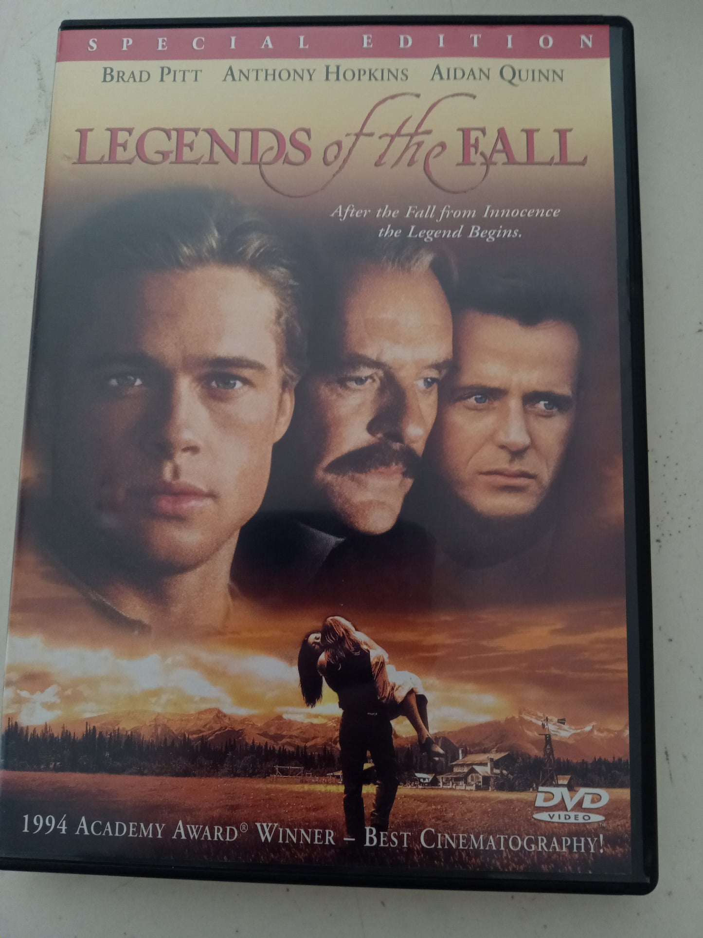 Legends Of The Fall, Special Ed. DVD Movie, Brad Pitt Widescreen, Rated R, USED