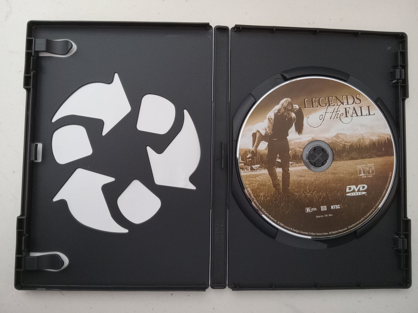 Legends Of The Fall, Special Ed. DVD Movie, Brad Pitt Widescreen, Rated R, USED