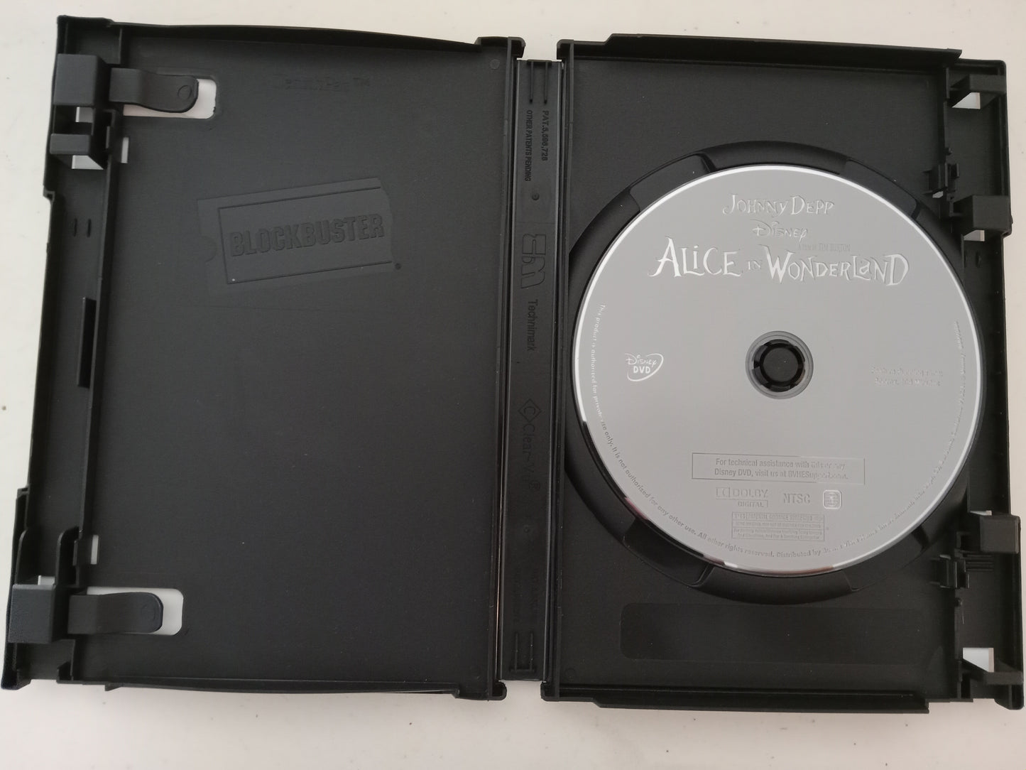 Alice In Wonderland, Johnny Depp, DVD Movie, Widescreen, Rated PG, USED