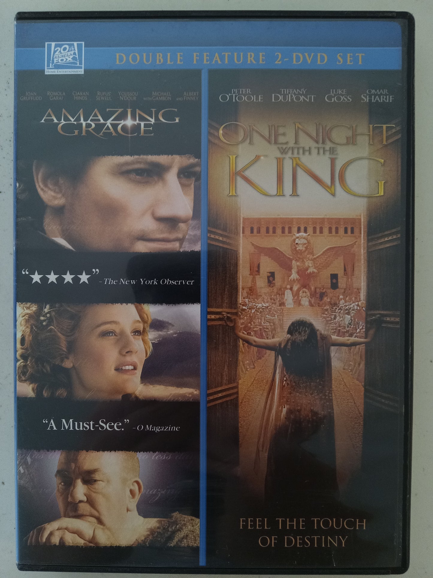 Amazing Grace, One Night With The King, 2 Discs, Double Feature, DVD Movies, Widescreen, Rated PG, USED