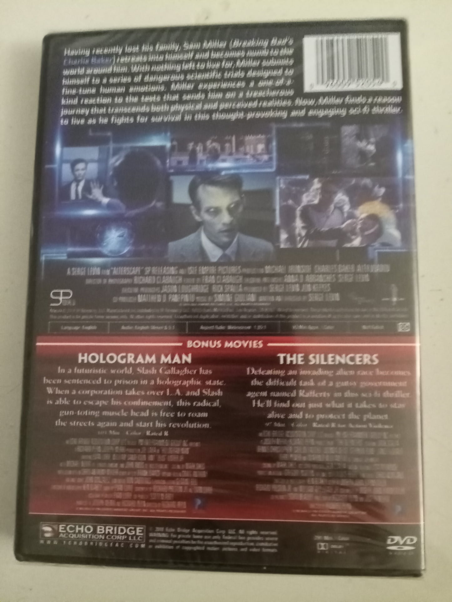 Alterscape, Hologram Man, Silencers, 3 DVD Movies, Widescreen, Rated R, Not-Rated, NEW