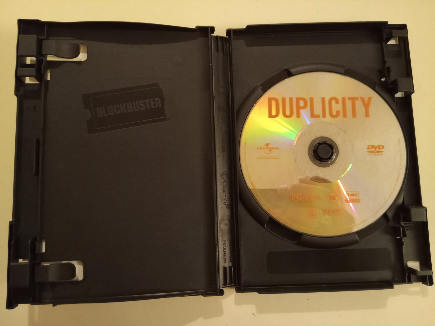 Duplicity, DVD Movie, Widescreen, Rated PG-13, USED