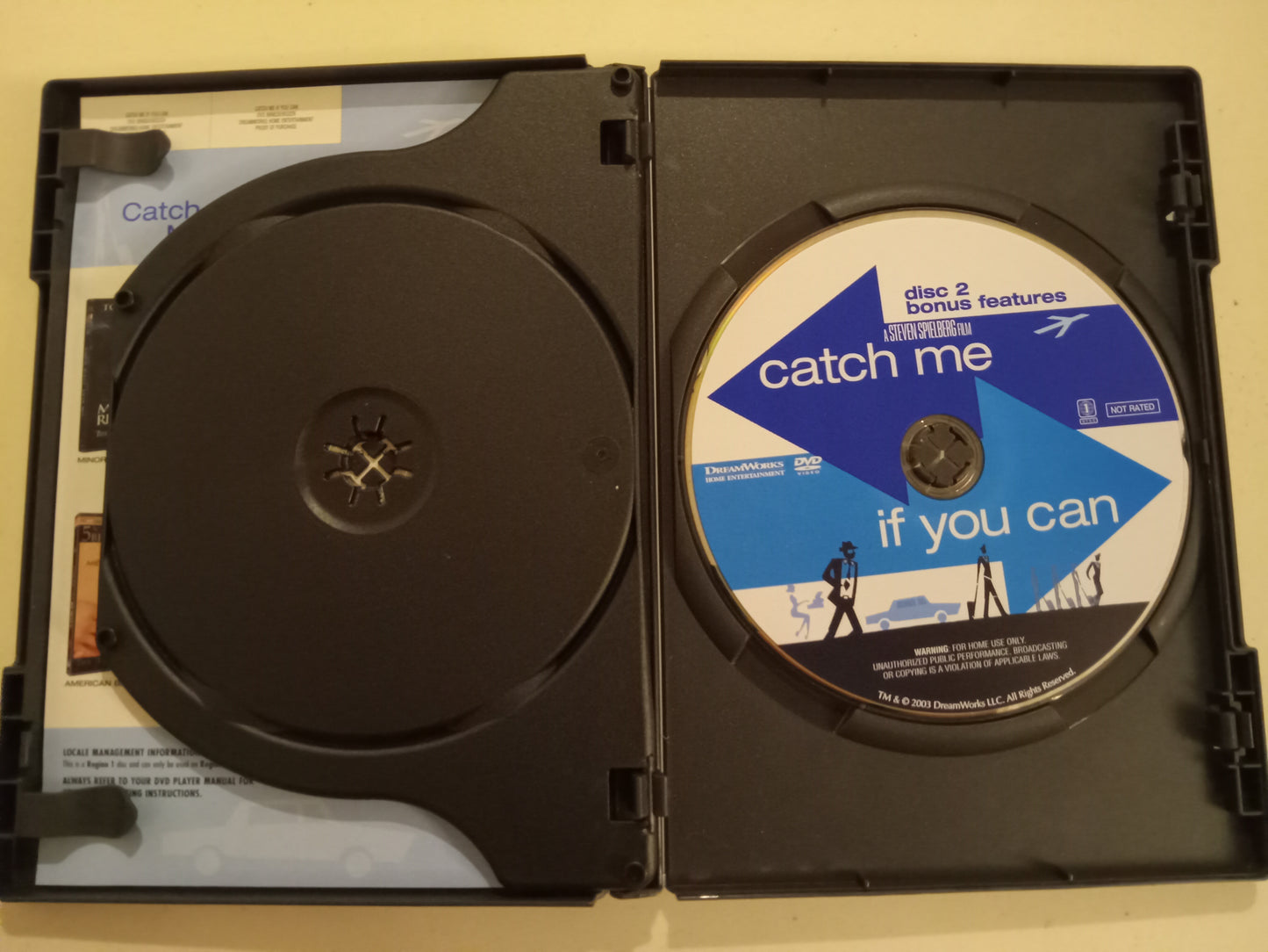 Catch Me If You Can, DVD Movie, 2 Discs, Fullscreen/Widescreen, Rated PG-13, USED