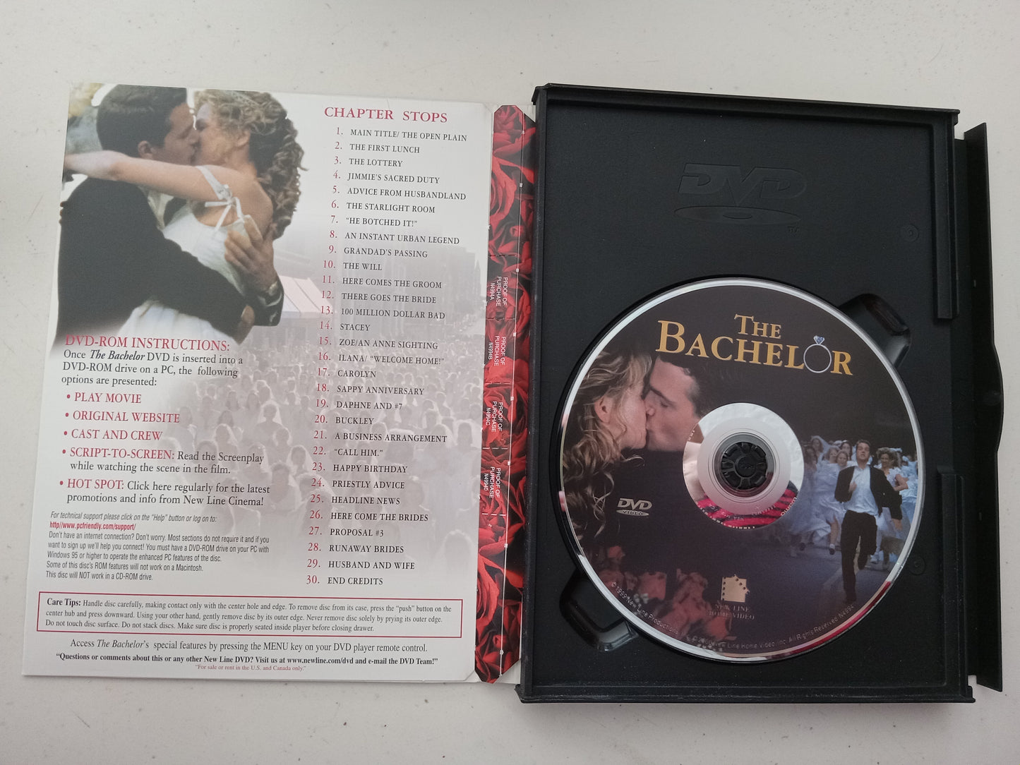 The Bachelor, DVD Movie, Chris O'Donnell Fullscreen, Rated PG-13, USED