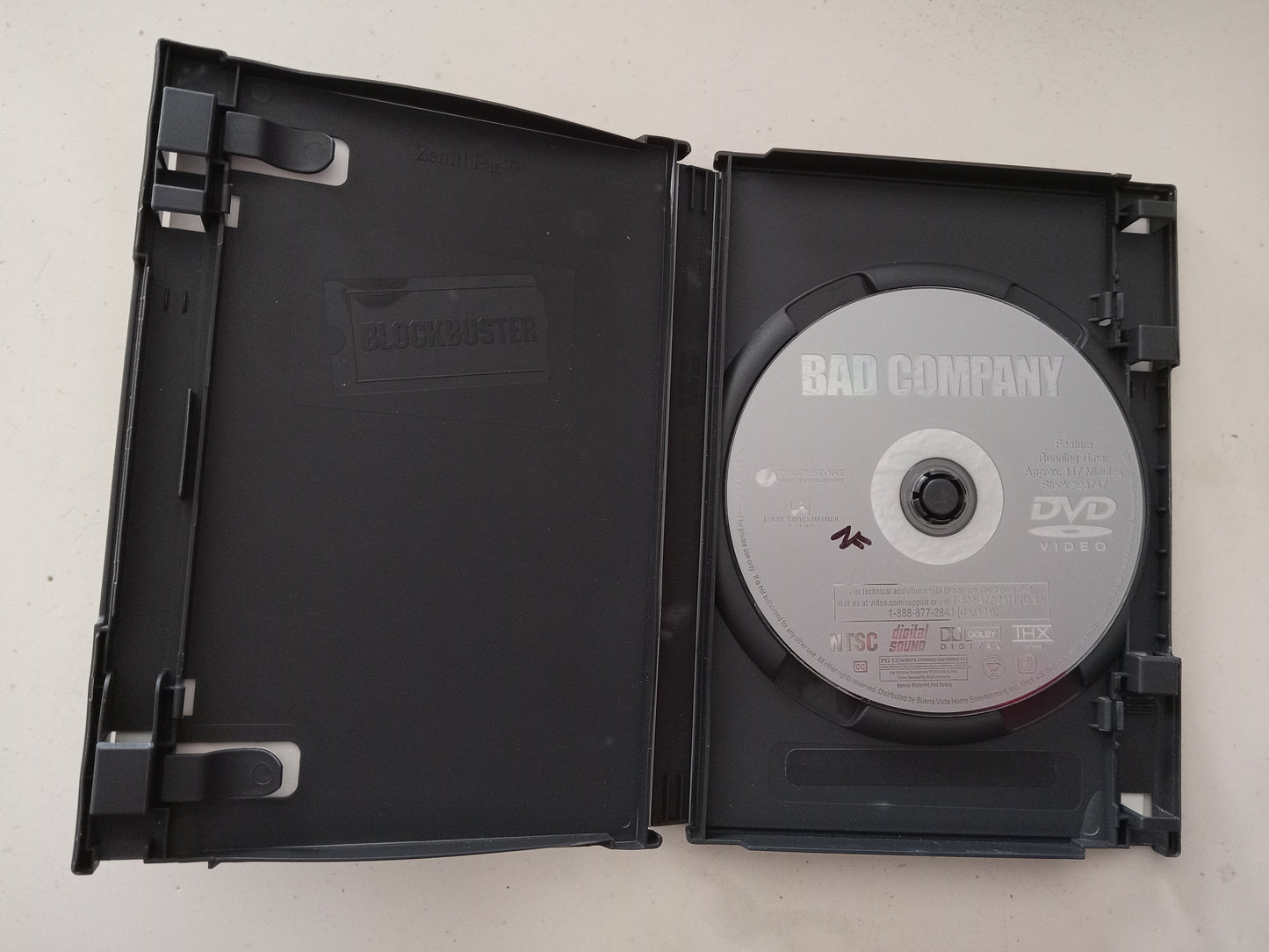 Bad Company, DVD Movie, Anthony Hopkins Widescreen, Rated PG-13, USED