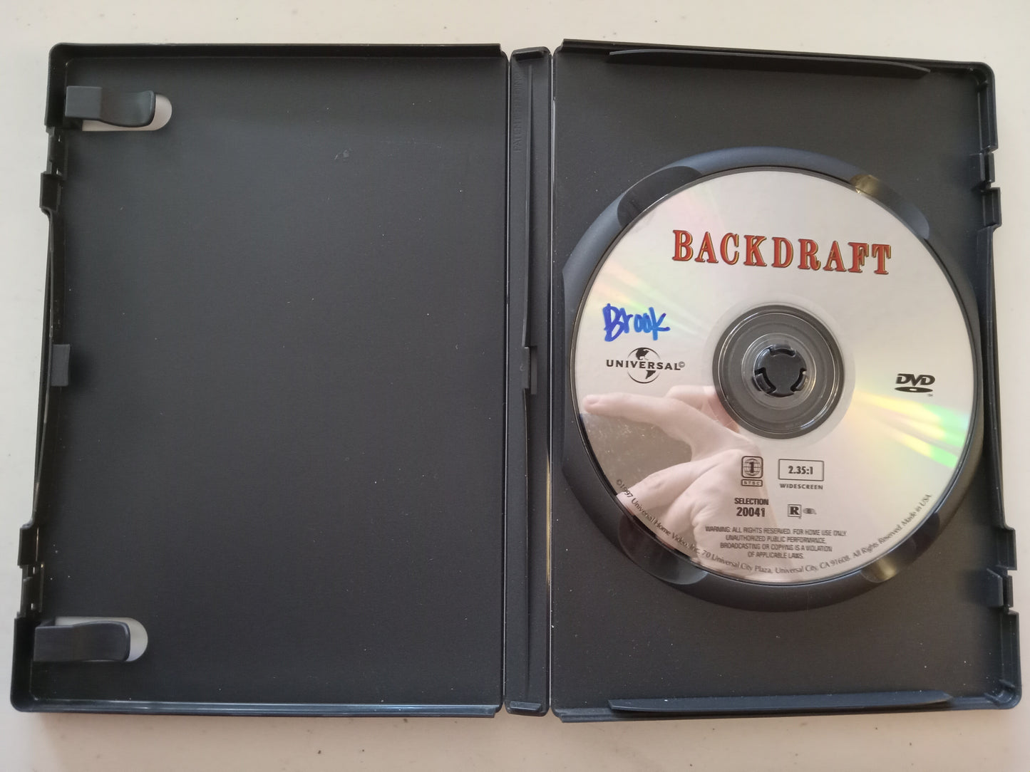 Backdraft, DVD Movie, Kurt Russell Widescreen, Rated R, USED