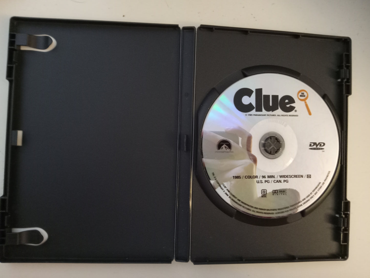 Clue The Movie, DVD Movie, Widescreen, Rated PG, USED