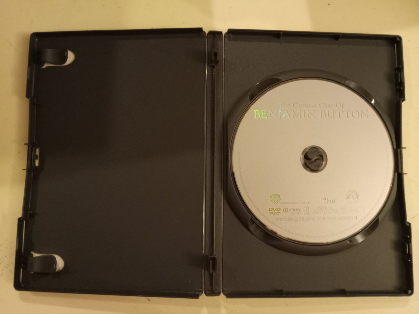 The Curious Case of Benjamin Button, DVD Movie, Brad Pitt Widescreen, Rated PG-13, USED