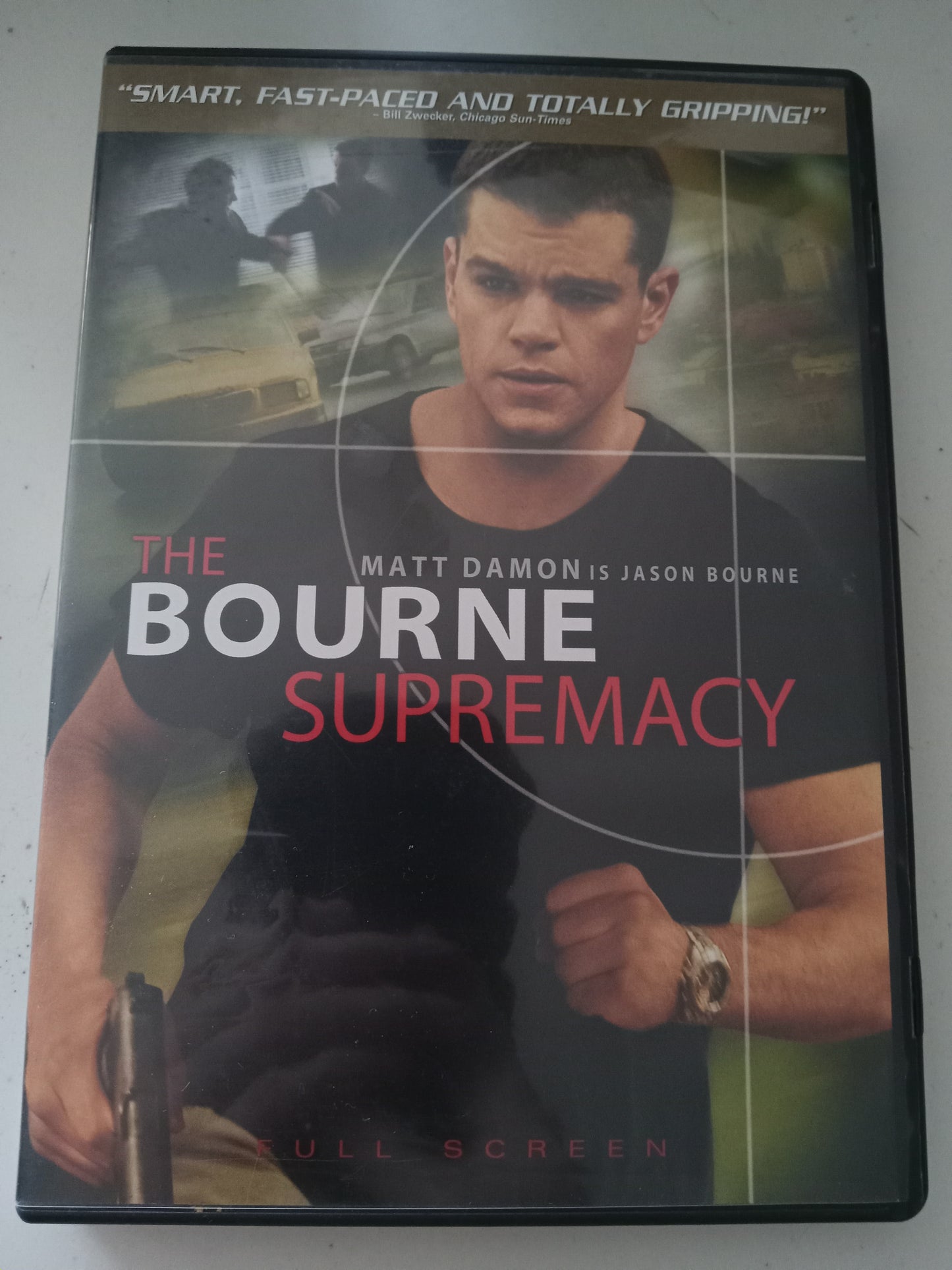 The Bourne Supremacy, DVD Movie, Matt Damon Fullscreen, Rated PG-13, USED