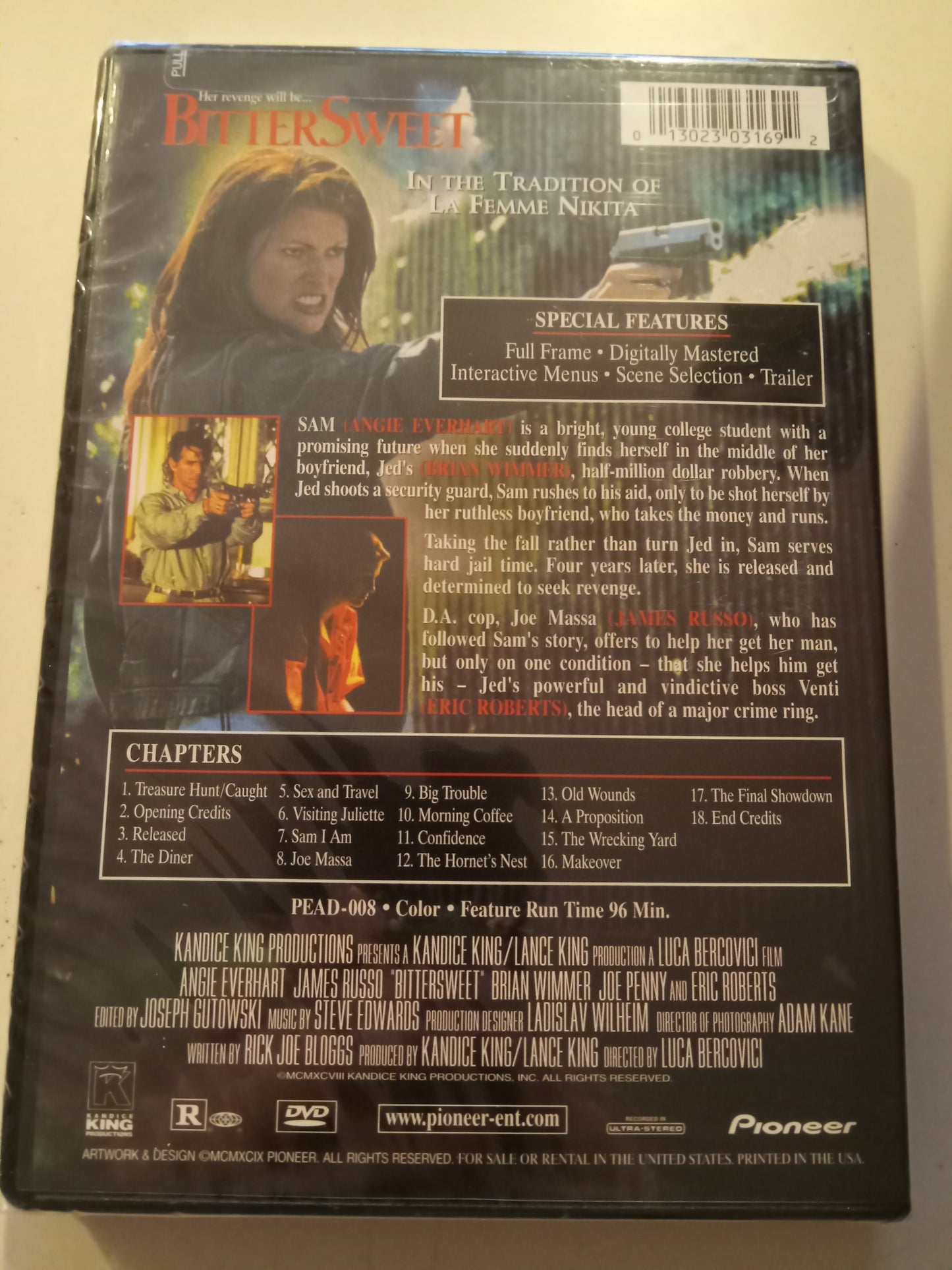 Bitter Sweet, DVD Movie, Angie Everhart Fullscreen, Rated R, NEW