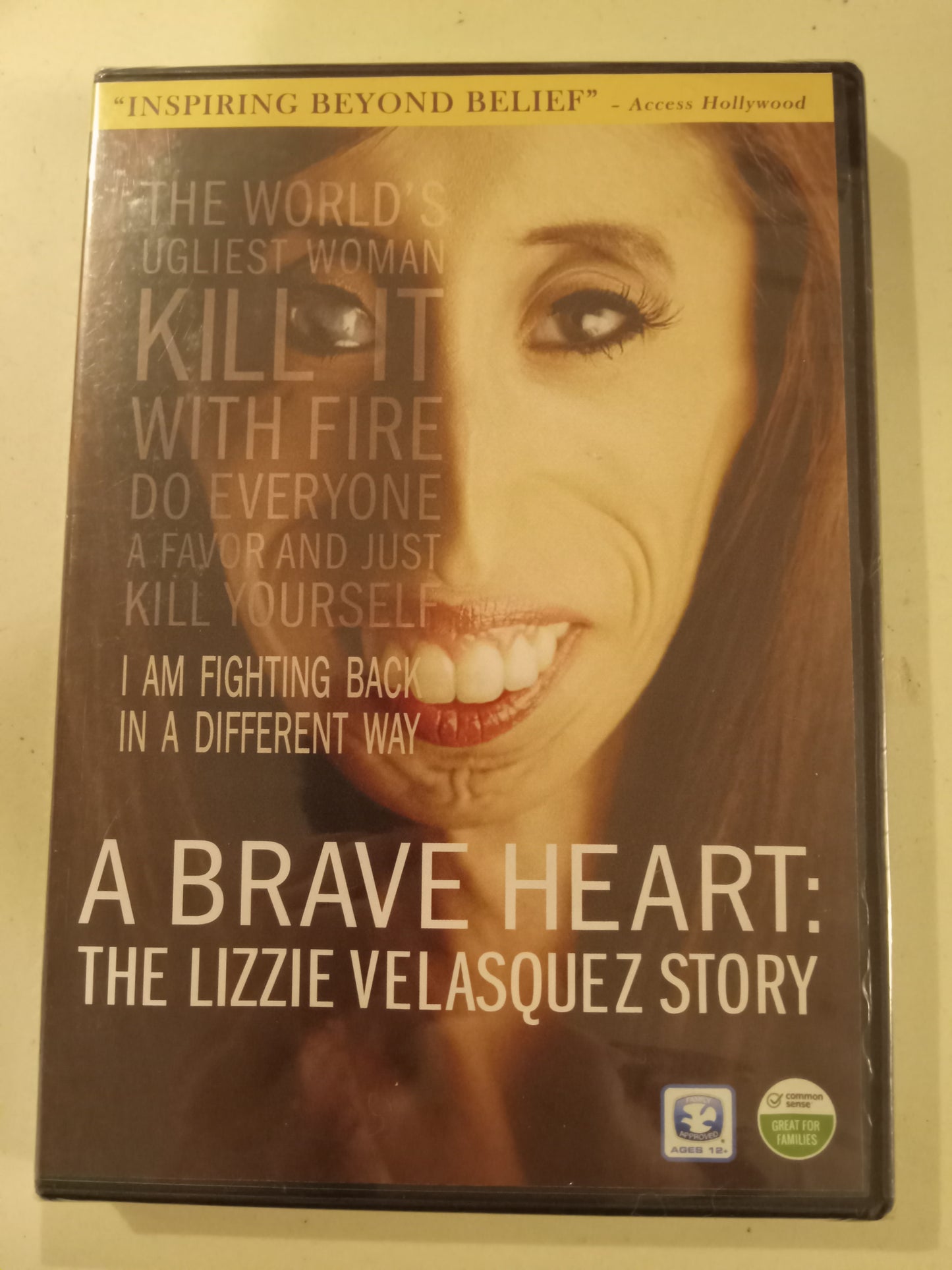 A Brave Heart: The Lizzie Velasquez Story, DVD Movie, Widescreen, Rated PG-13, NEW